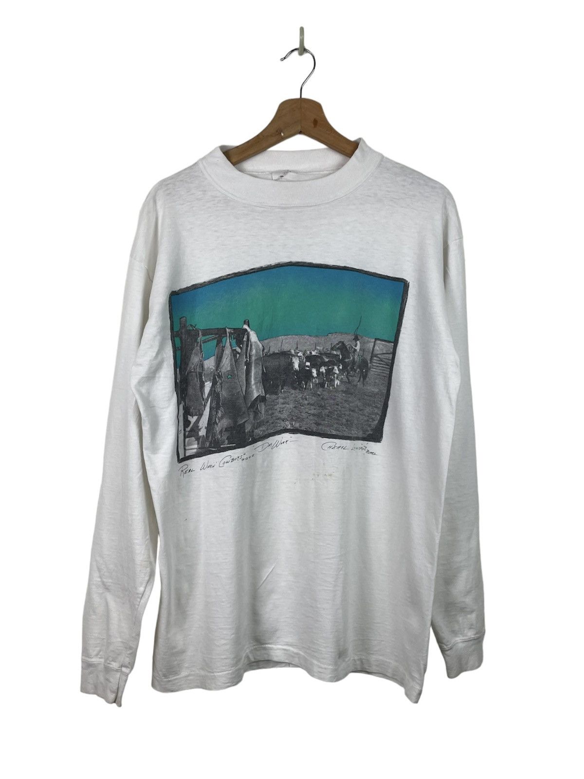 Cowboy Equipment × Vintage 90s Pure West by Cheryl Long Western | Made in Texas USA Size US M / EU 48-50 / 2 - 2 Thumbnail