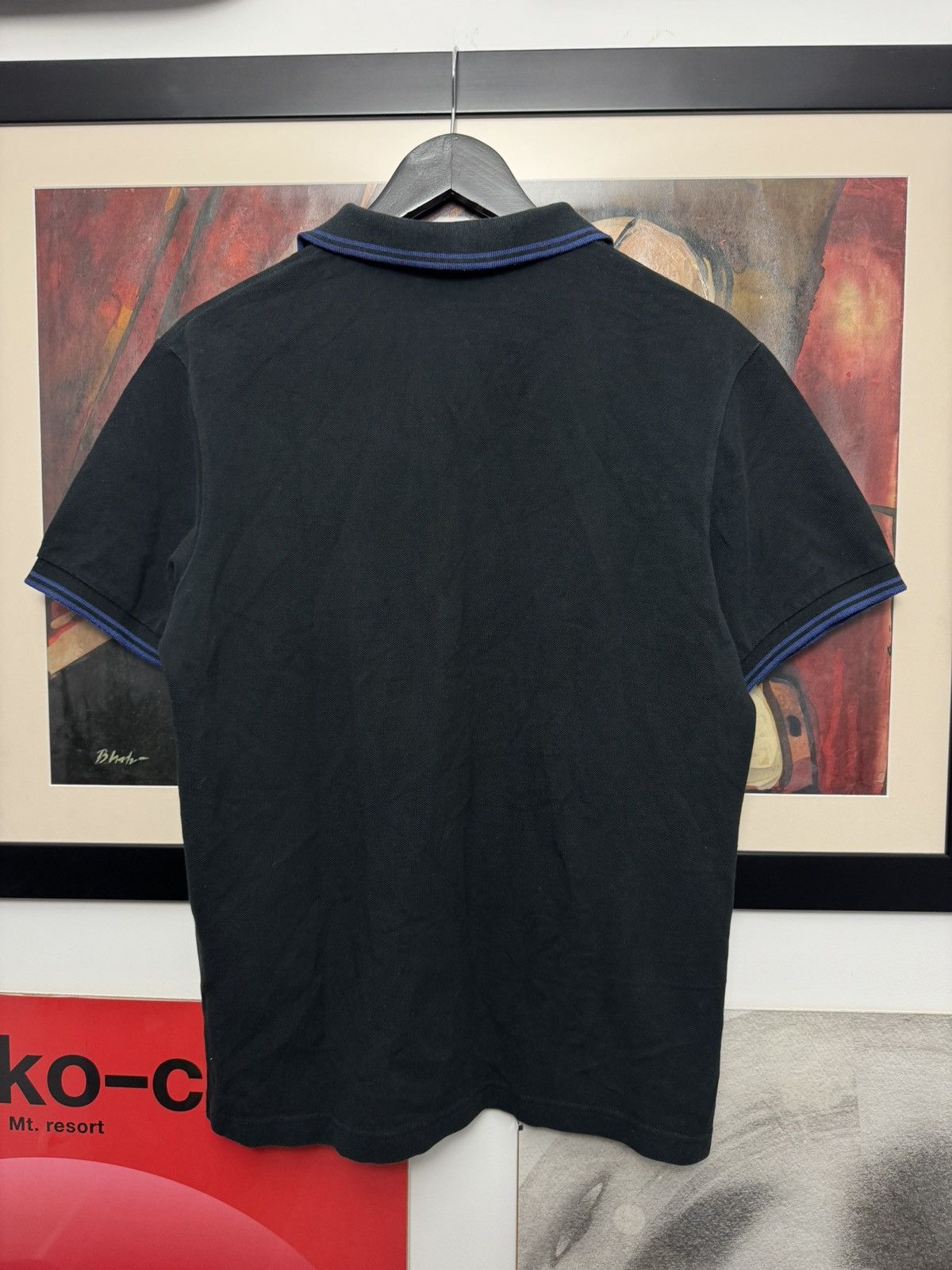 Prada SS17 Prada Milano Tiger Logo Polo Tee Designer Luxury Rare Size US XL / EU 56 / 4 - 2 Thumbnail