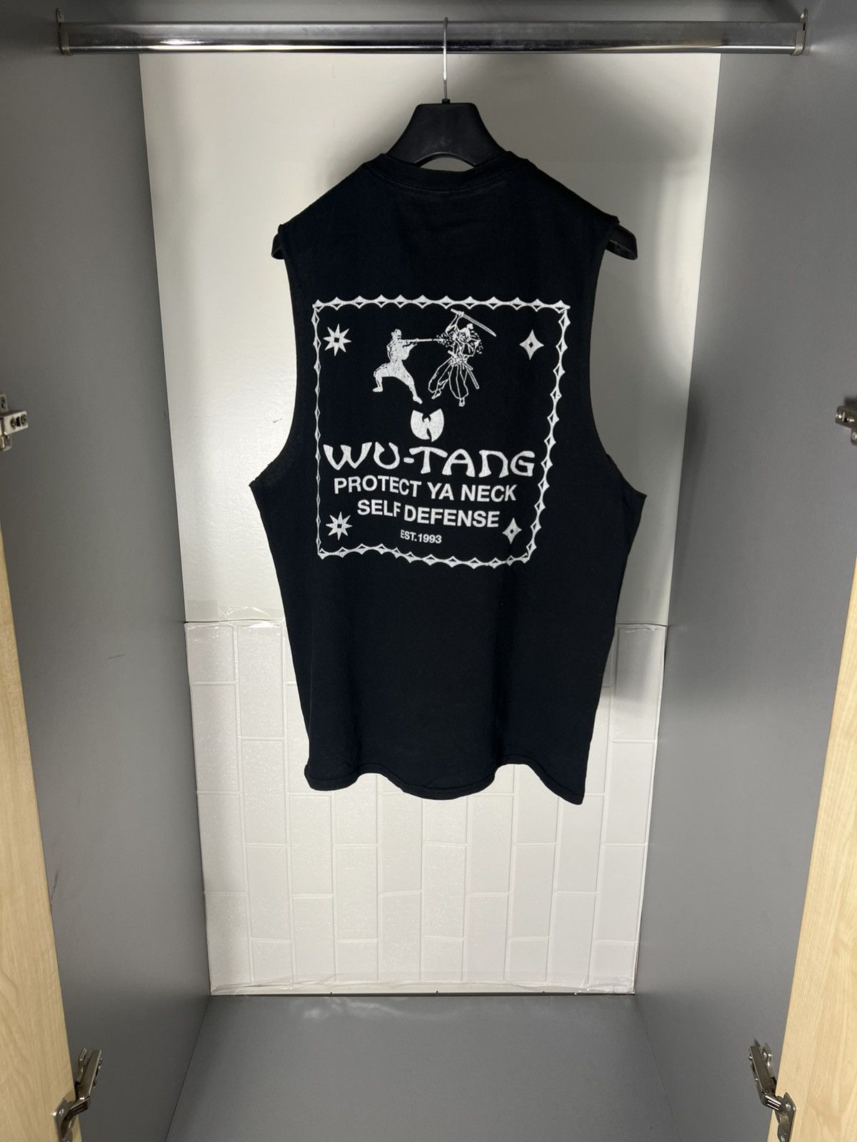 Vintage × Wu-Tang Clan VERY RARE WU TANG CLAN DOUBLE PRINTED SAMURAY RETRO 90s Y2K Size US S / EU 44-46 / 1 - 1 Thumbnail