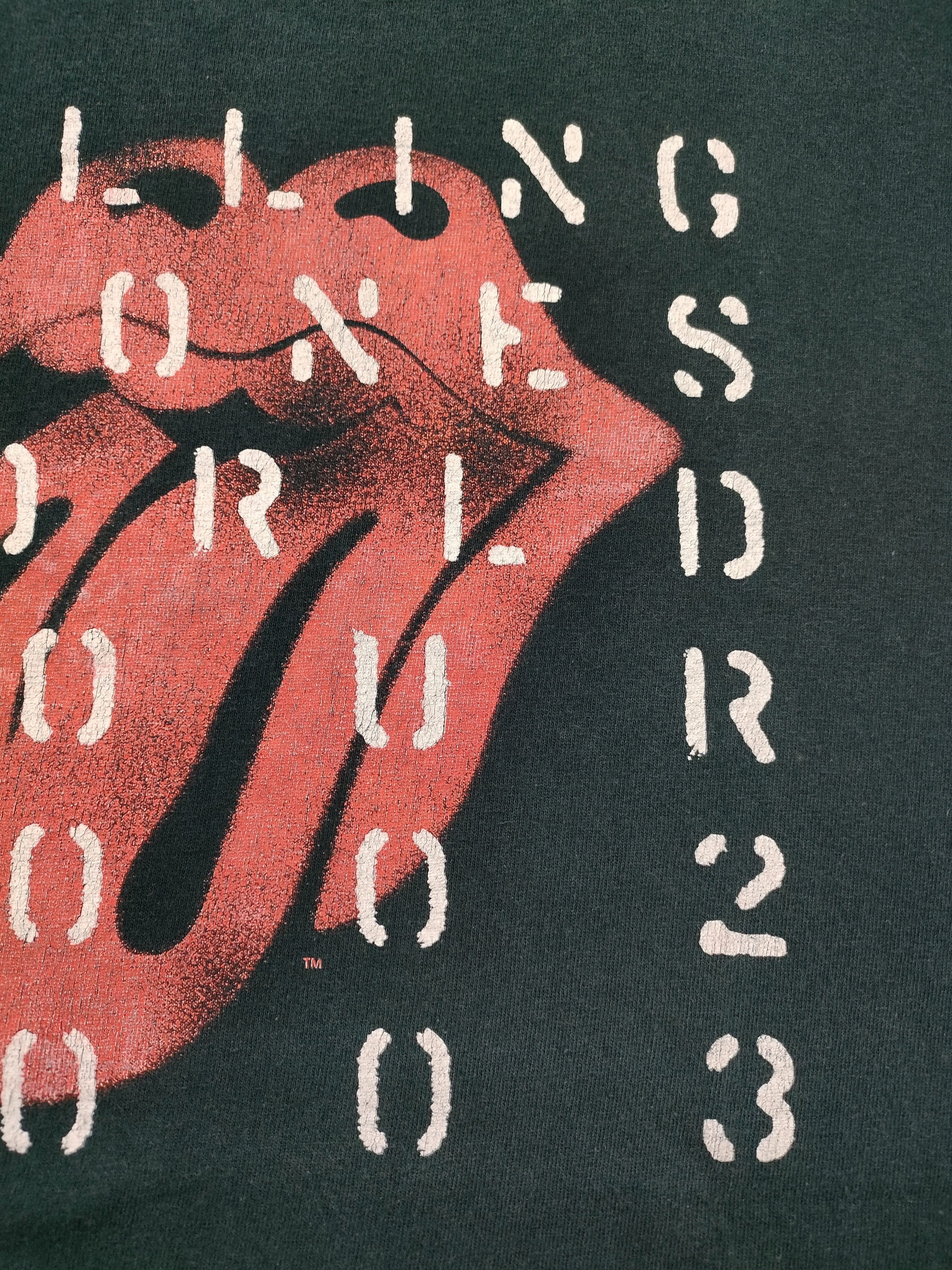 Band Tees × The Rolling Stones × Vintage Vintage 00s ROLLING STONES World Tour 2002-2003 T-Shirt Size US L / EU 52-54 / 3 - 4 Thumbnail