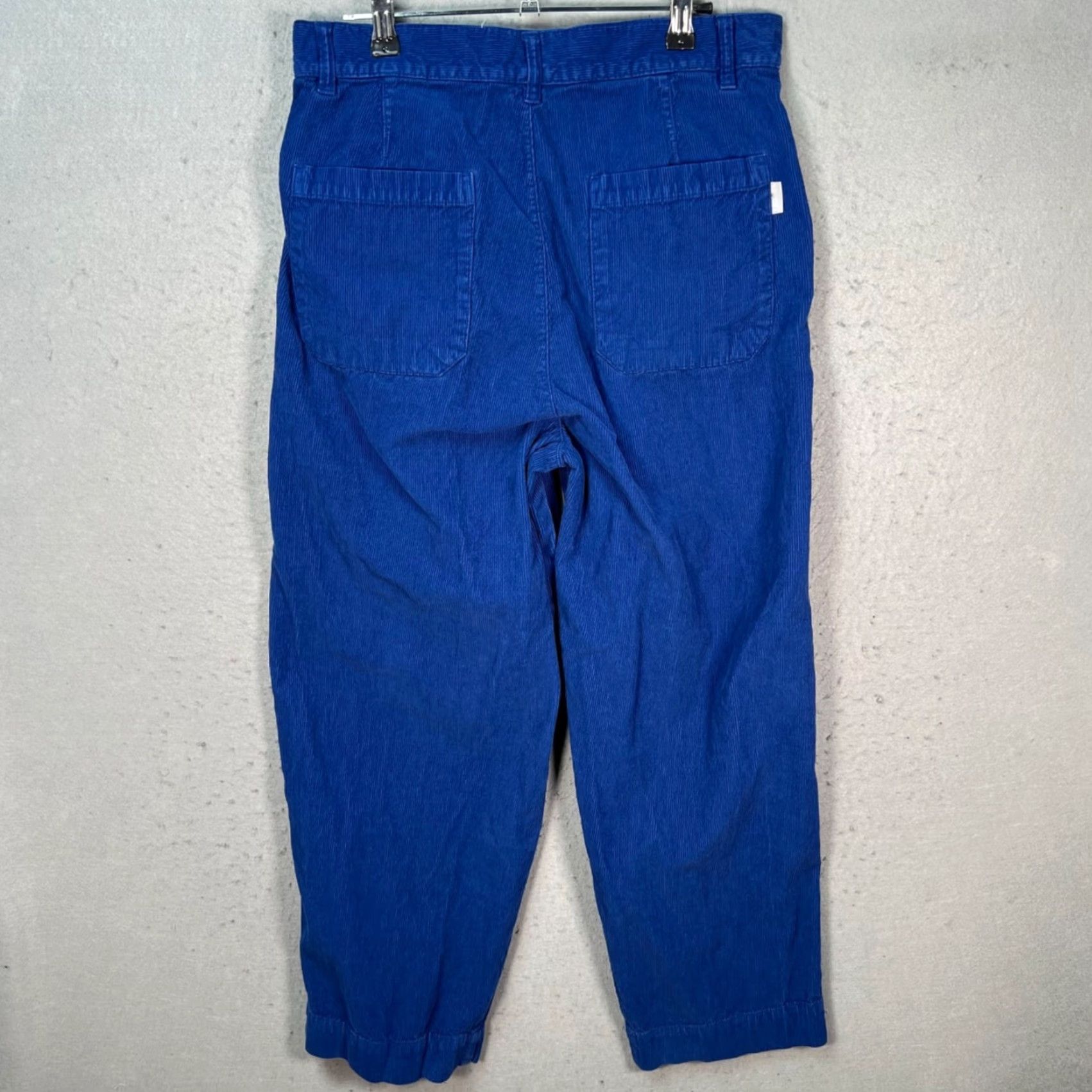 Urban Outfitters Urban Outfitters Mens Corduroy Straight Leg Pleated Pants Blue 30 Size US 30 / EU 46 - 2 Thumbnail