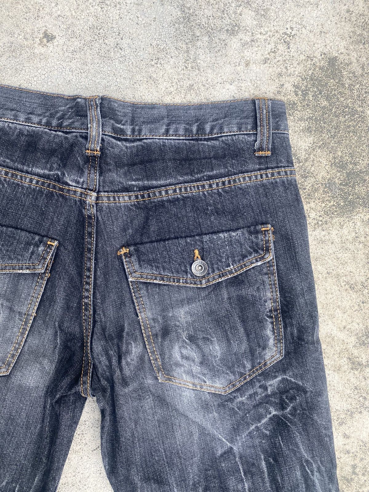 If Six Was Nine × Japanese Brand Flare Jeans Antful Distressed Clawmark Splash Size US 30 / EU 46 - 21 Thumbnail
