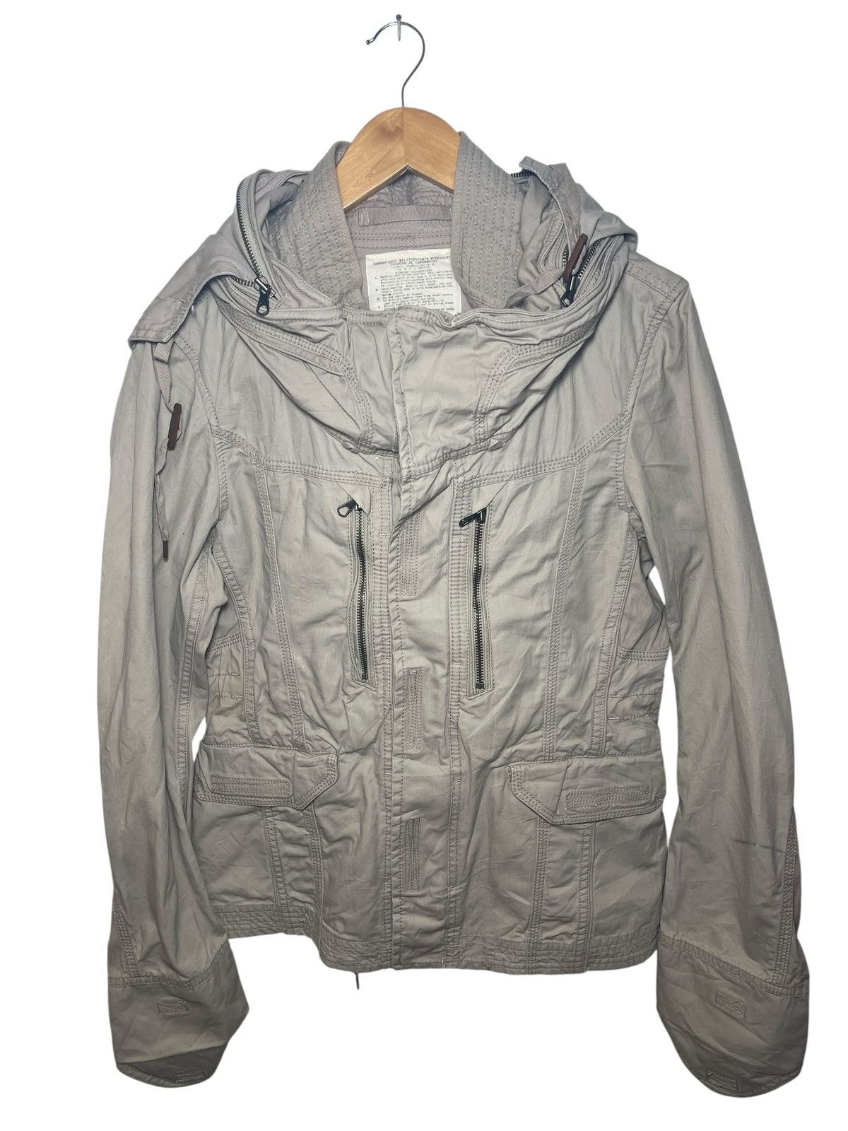 Vintage GOA military hoodie jacket