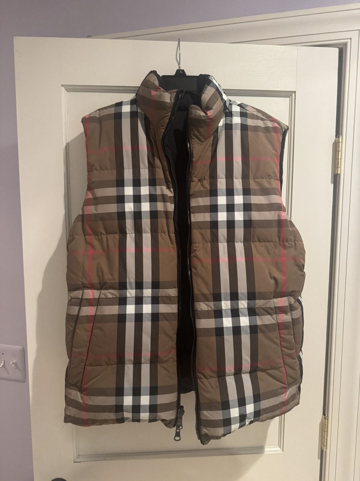Burberry Burberry Down Vest Reversible Size US L / EU 52-54 / 3 - 4 Thumbnail