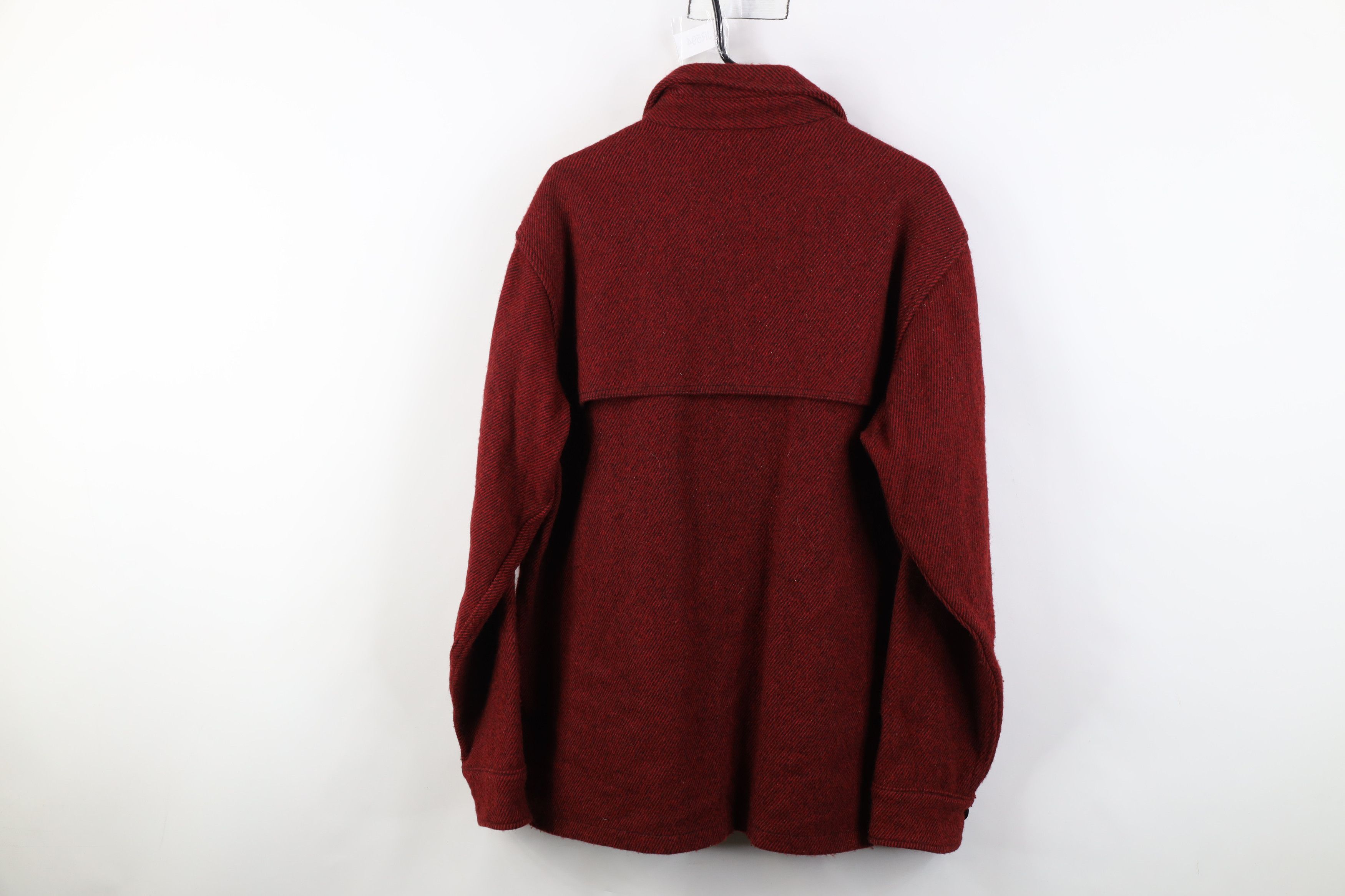 Woolrich Woolen Mills Vintage 70s Woolrich Whipcord Duster Cruiser Jacket Red USA Size US XL / EU 56 / 4 - 13 Thumbnail