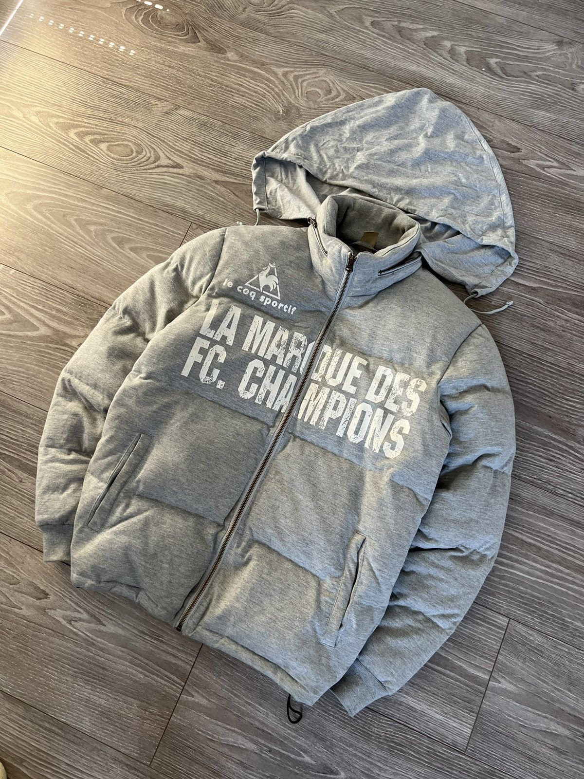 Designer × Japanese Brand × Le Coq Sportif ‼️Very Rare Le Coq Sportfit Archival Puffer Japan Made Jacket Size US M / EU 48-50 / 2 - 8 Thumbnail