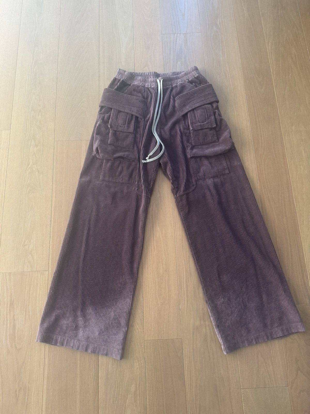 Rick Owens Rick Owens creatch corduroy cargo Size US 32 / EU 48 - 1 Thumbnail