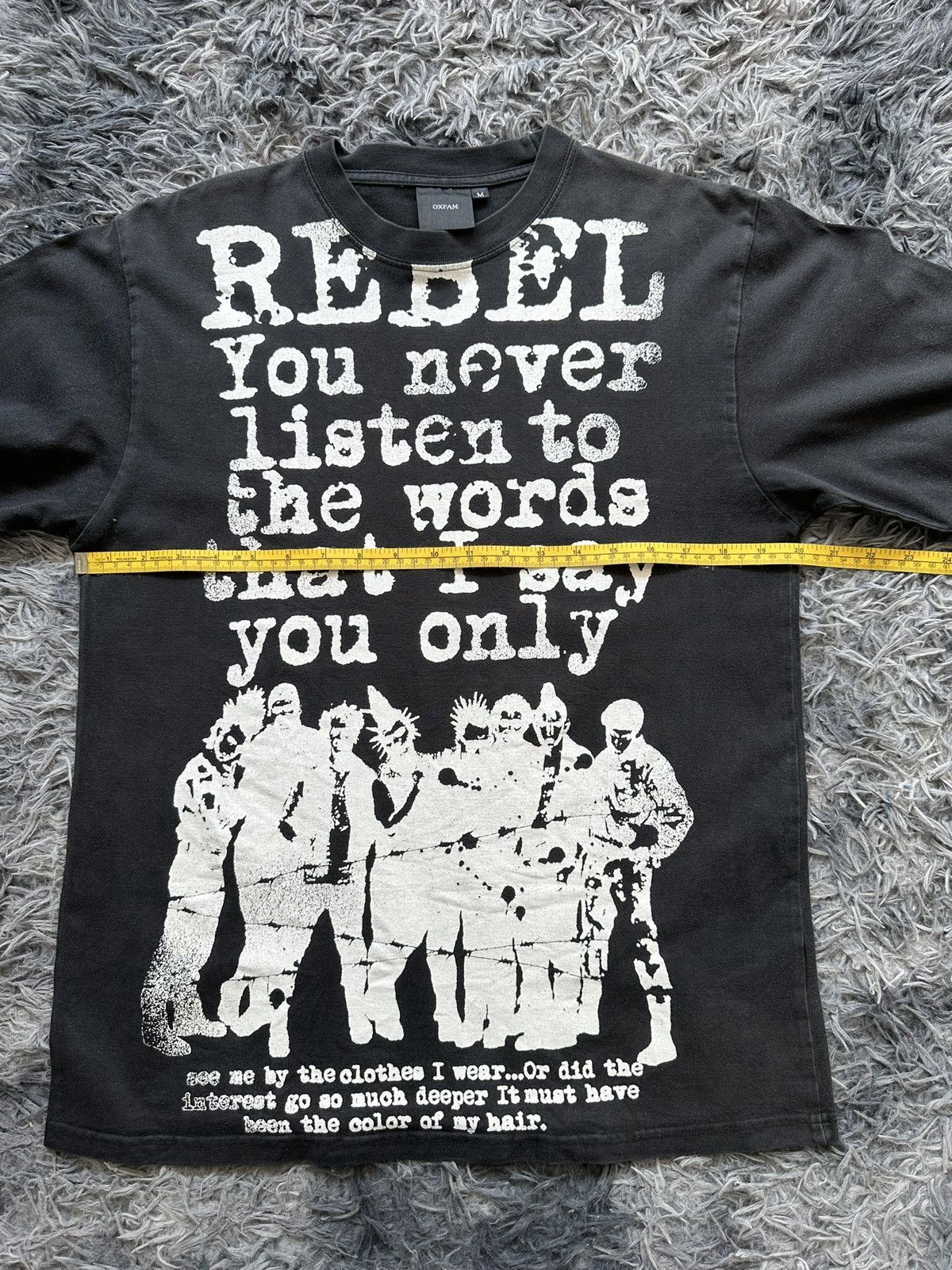 Algonquins 🔥Jrock🔥 - 00's OXFAM punk rebel long sleeve Size US M / EU 48-50 / 2 - 11 Thumbnail