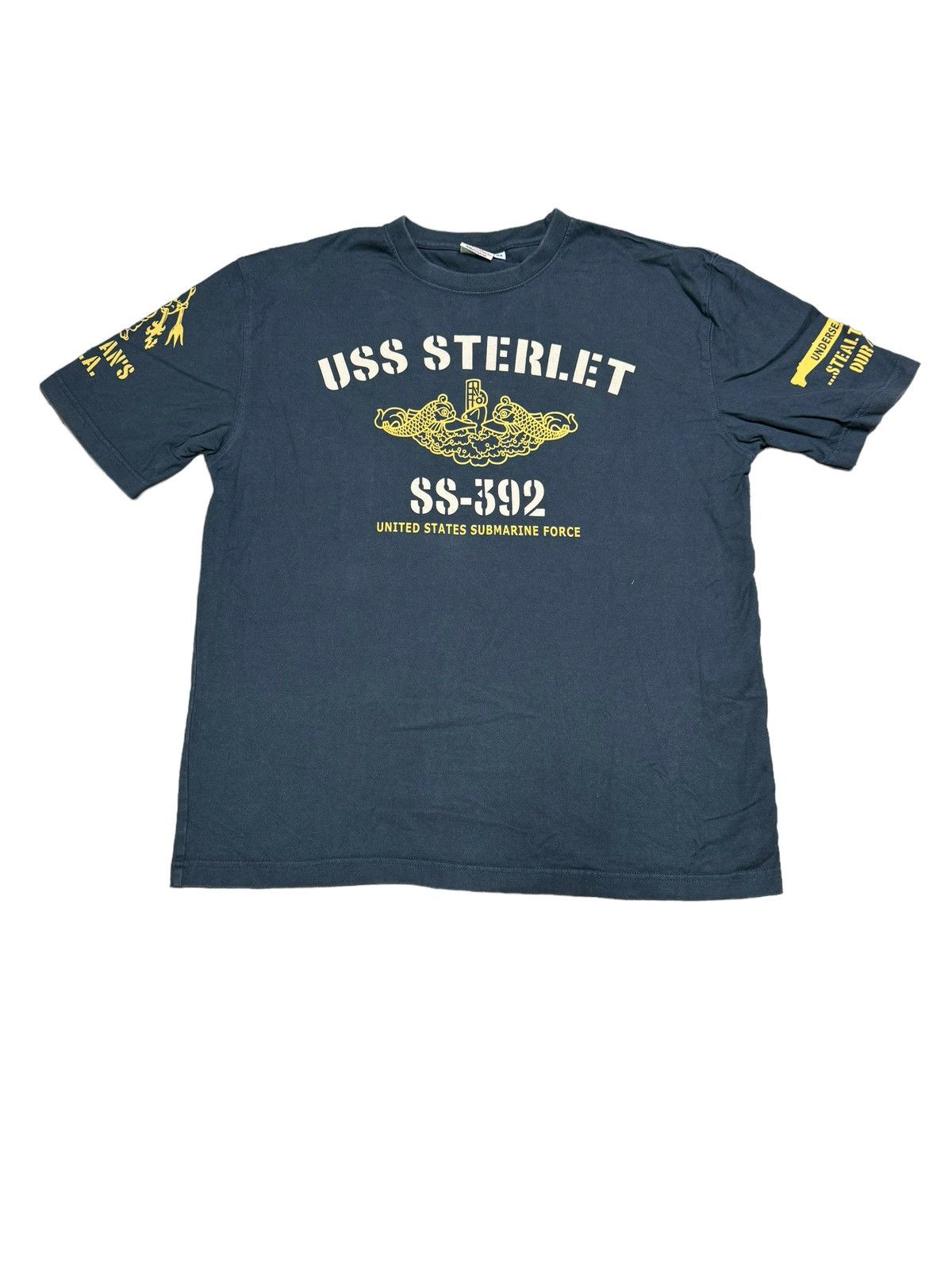 image of Vintage Tedman Military Us Submarine Force in Black, Men's (Size Large)