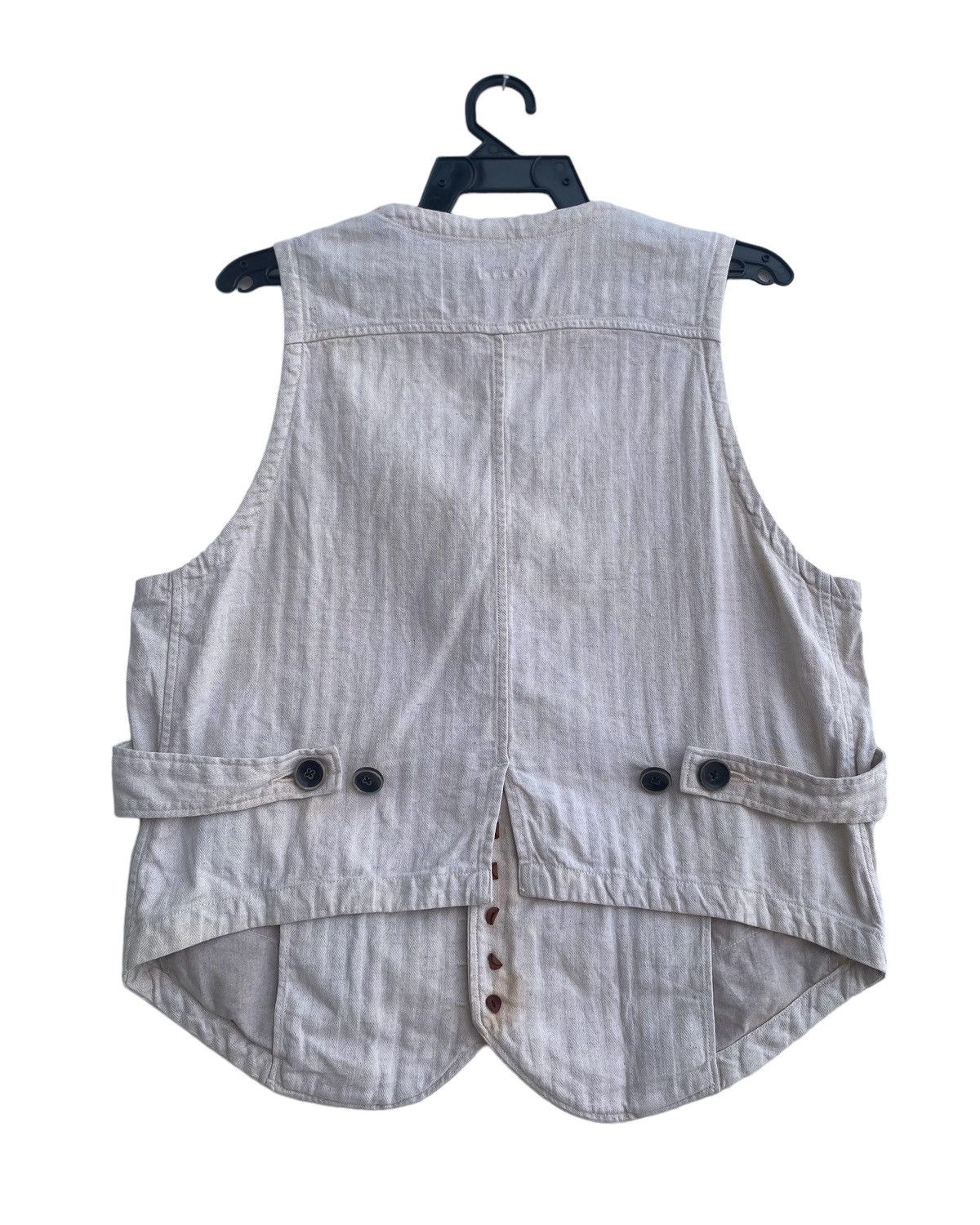 Vintage Rare KAPITAL japan button up hbt cotton vest jacket Size US M / EU 48-50 / 2 - 7 Thumbnail