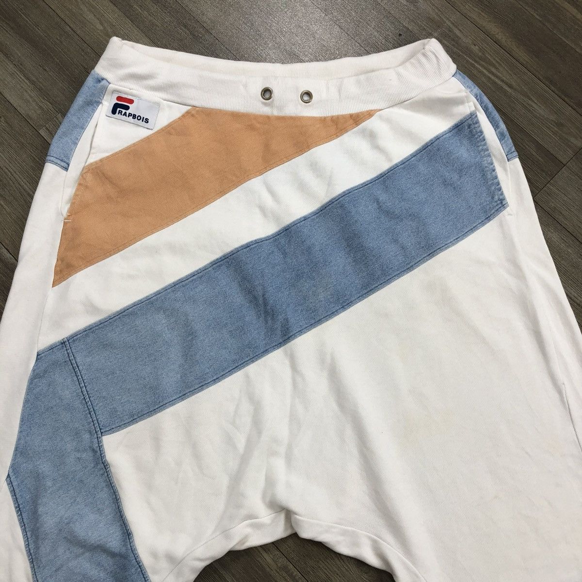 Frapbois 2000s Frapbois Issey Miyake x Fila Multicolor Sarouel Pants Size US 30 / EU 46 - 15 Thumbnail
