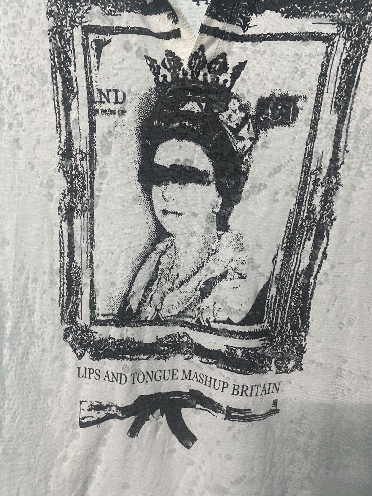 PUNK DESIGN MESH SEX PISTOL GOD SAVE THE QUEEN