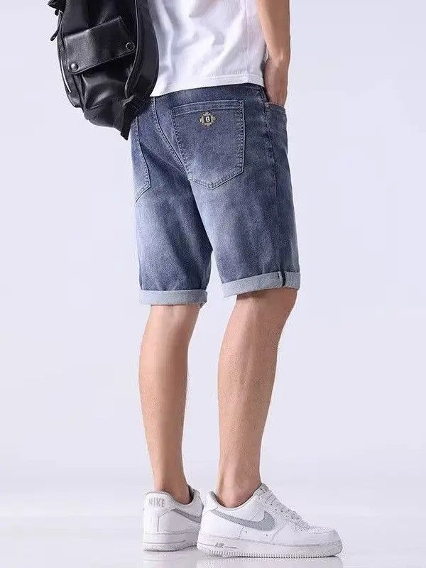 Japanese Brand Loose straight denim shorts Size US 32 / EU 48 - 3 Thumbnail