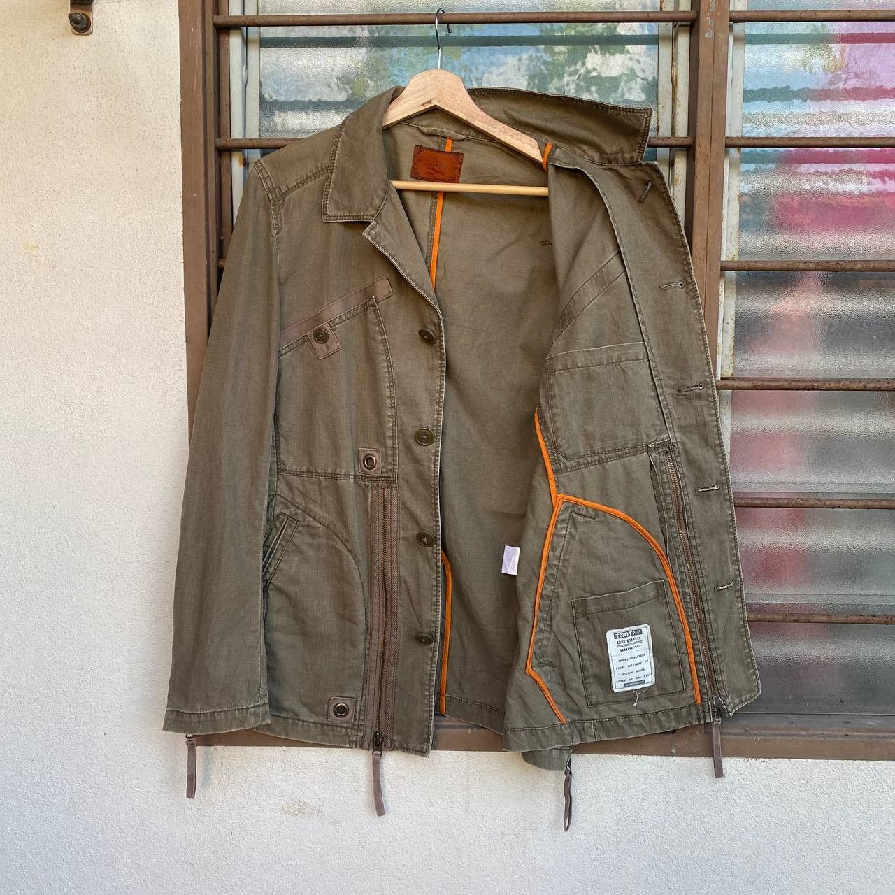 20471120 × 5351 POUR LES HOMMES × Le Grande Bleu (L.G.B.) RARE 291295 HOMME ROCK N ROLL UTILITY SURVIVAL JACKET Size US M / EU 48-50 / 2 - 9 Thumbnail