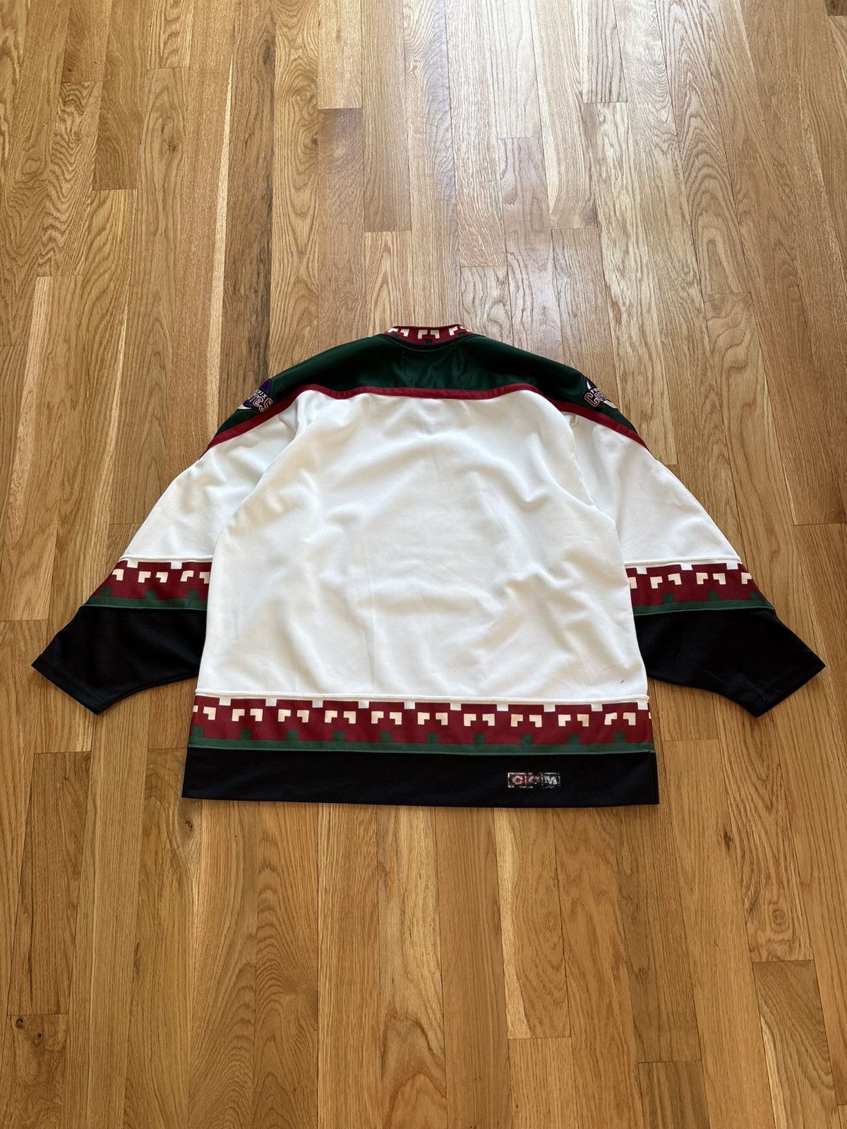 Ccm Phoenix Coyotes CCM VTG 90s Hockey Jersey Made In Canada XL Size US XL / EU 56 / 4 - 2 Thumbnail