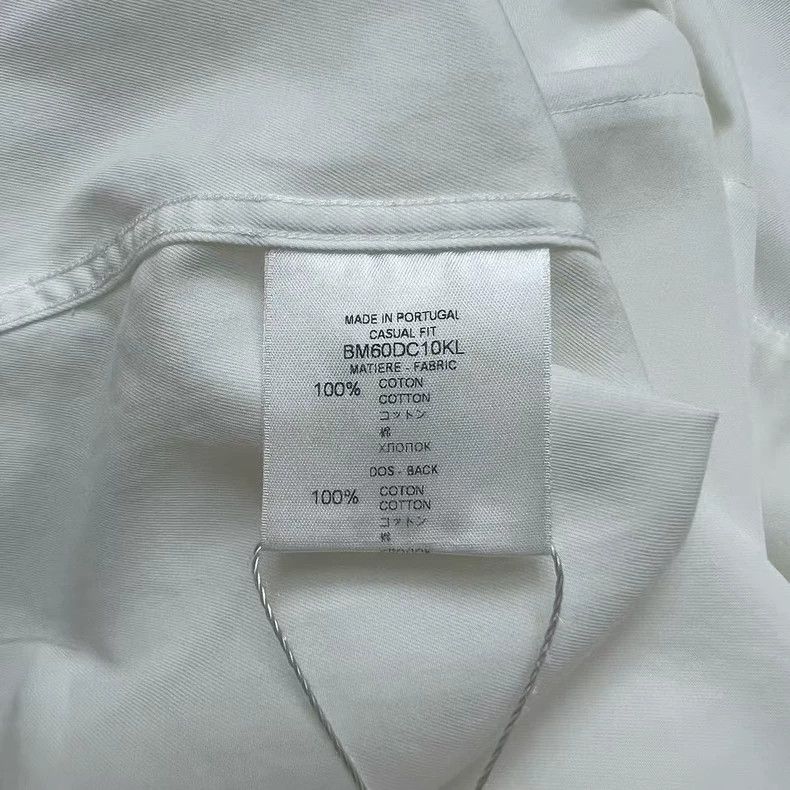Givenchy Givenchy Back Patch Letter Print White Shirt Size US M / EU 48-50 / 2 - 4 Thumbnail