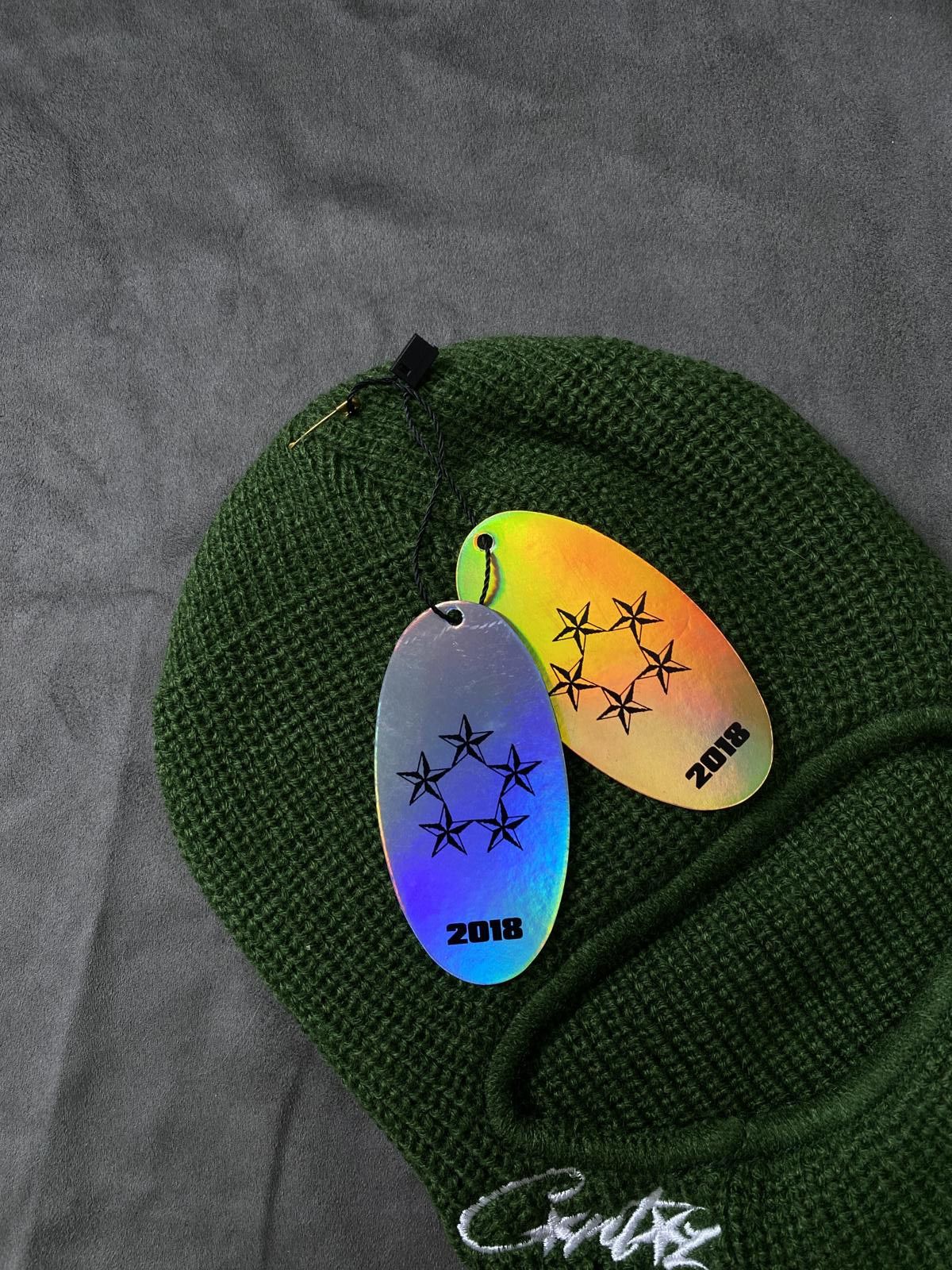 Corteiz Corteiz 5 Starz Baby Green Knit Bally Balaclava Ski Mask Size ONE SIZE - 8 Thumbnail
