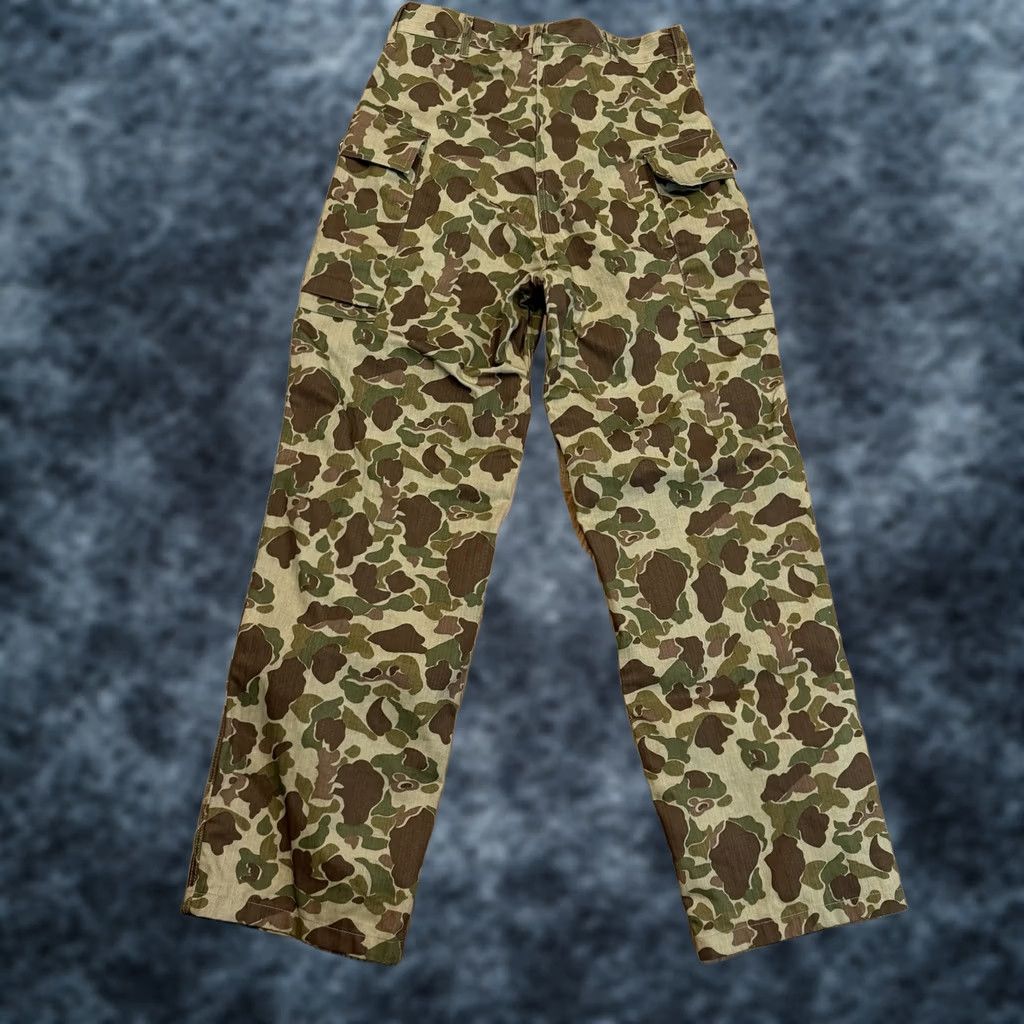 Vintage VINTAGE Army Camo Frogskin Pants Small 30x31 Unbranded Twill Cargo Military Reproduction Men's Pants Size US 29 - 1 Thumbnail