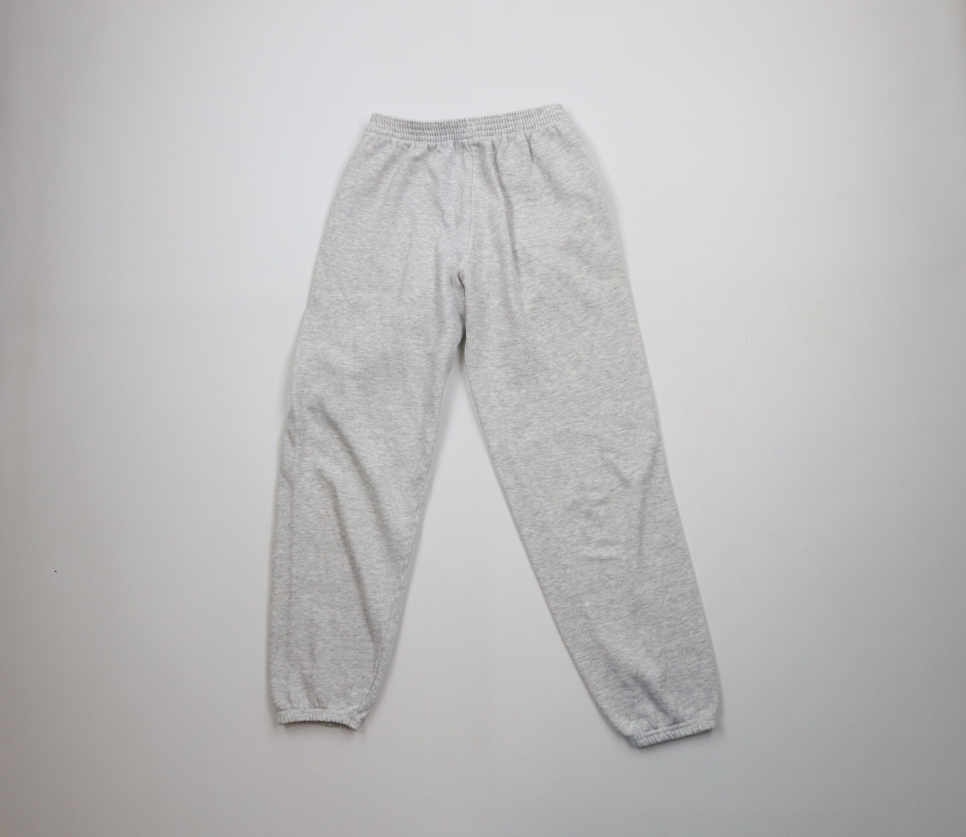 Vintage Vintage 90s Streetwear Sweatpants Joggers Heather Gray USA Size 24" / US 00 / IT 34 - 1 Thumbnail