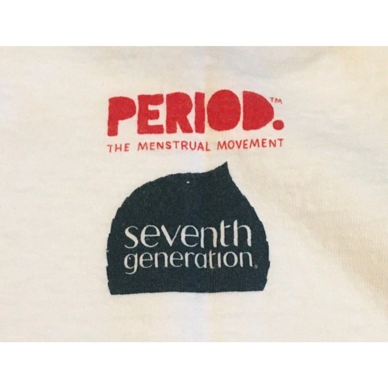 Vintage VINTAGE Seventh Generation We Are The Menstrual Movement Shirt XL White Funny Joke Shirt Mens Graphic Tee 80s 90s Size US XL / EU 56 / 4 - 4 Thumbnail