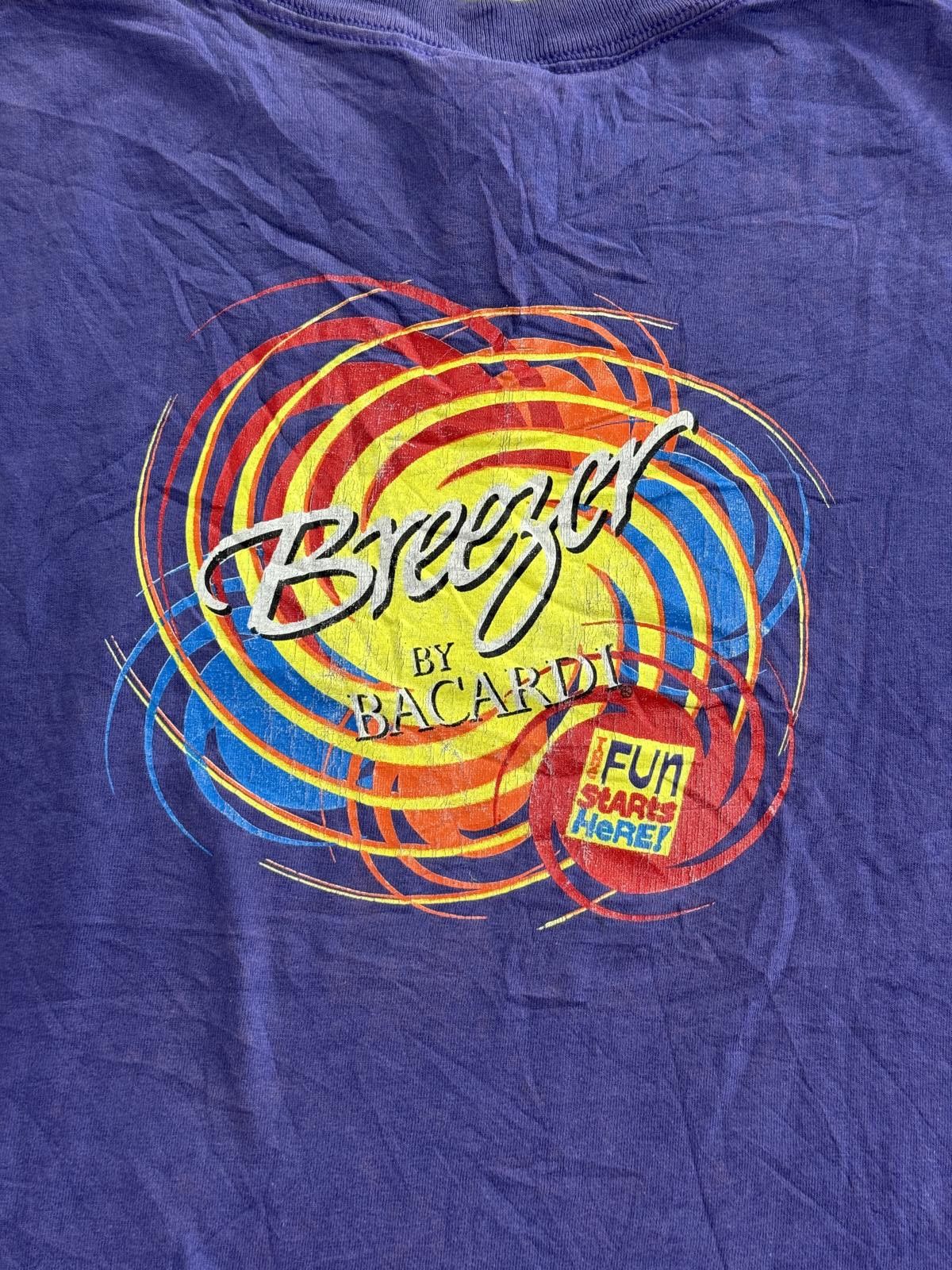 Bacardi Vintage Bacardi T-shirt Breezer By Bacardi Fun Starts Here L Size US L / EU 52-54 / 3 - 1 Thumbnail