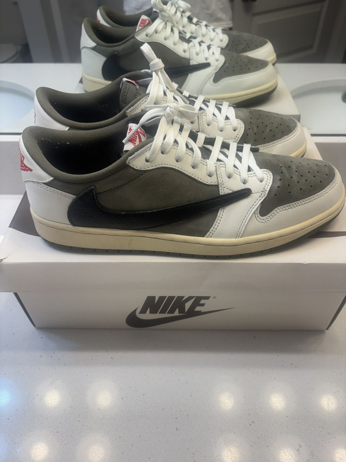Jordan Brand × Travis Scott Travis Scott Jordan one low medium olive size 11.5 Size US 11.5 / EU 44-45 - 1 Thumbnail