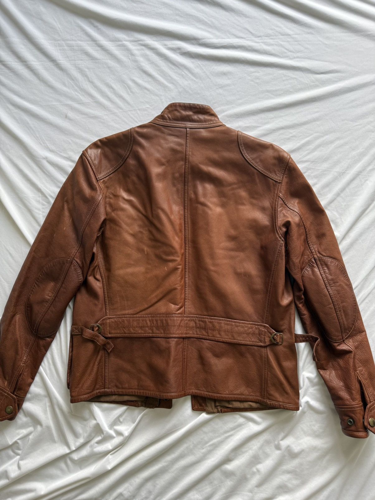 Polo Ralph Lauren Ralph Lauren Western Styling Leather Jacket - Brown, Size [M Size US M / EU 48-50 / 2 - 2 Thumbnail