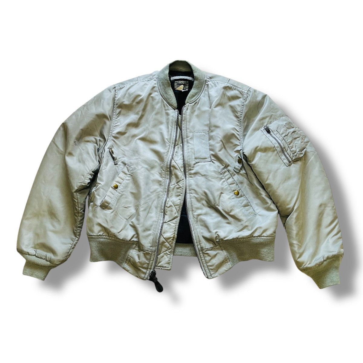 I. Spiewak And Sons Vintage I Spiewak & Sons Inc Bomber MA-1 Jacket Size US M / EU 48-50 / 2 - 1 Thumbnail