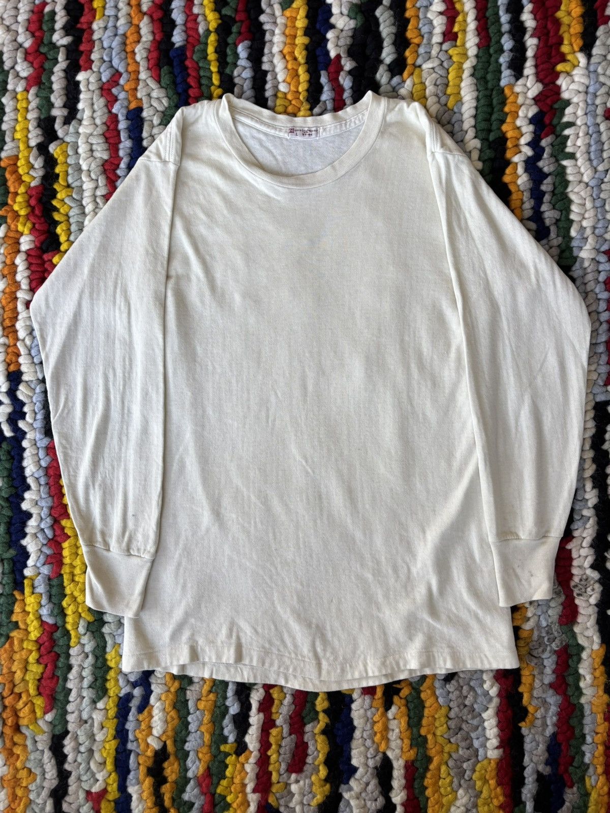 Vintage 1950s Munsingwear Vintage Thermal Long Sleeve Size US M / EU 48-50 / 2 - 1 Thumbnail