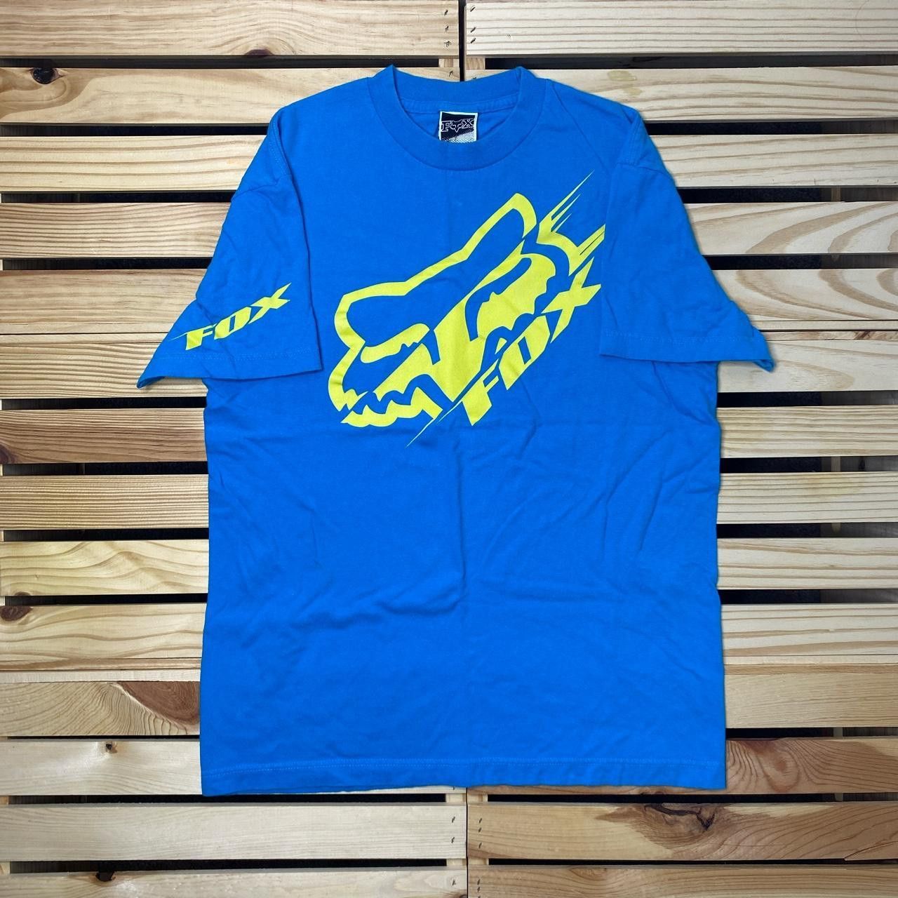 Fox Racing Vintage Fox Racing Blue Motocross Tee Size Medium Size US M / EU 48-50 / 2 - 1 Thumbnail