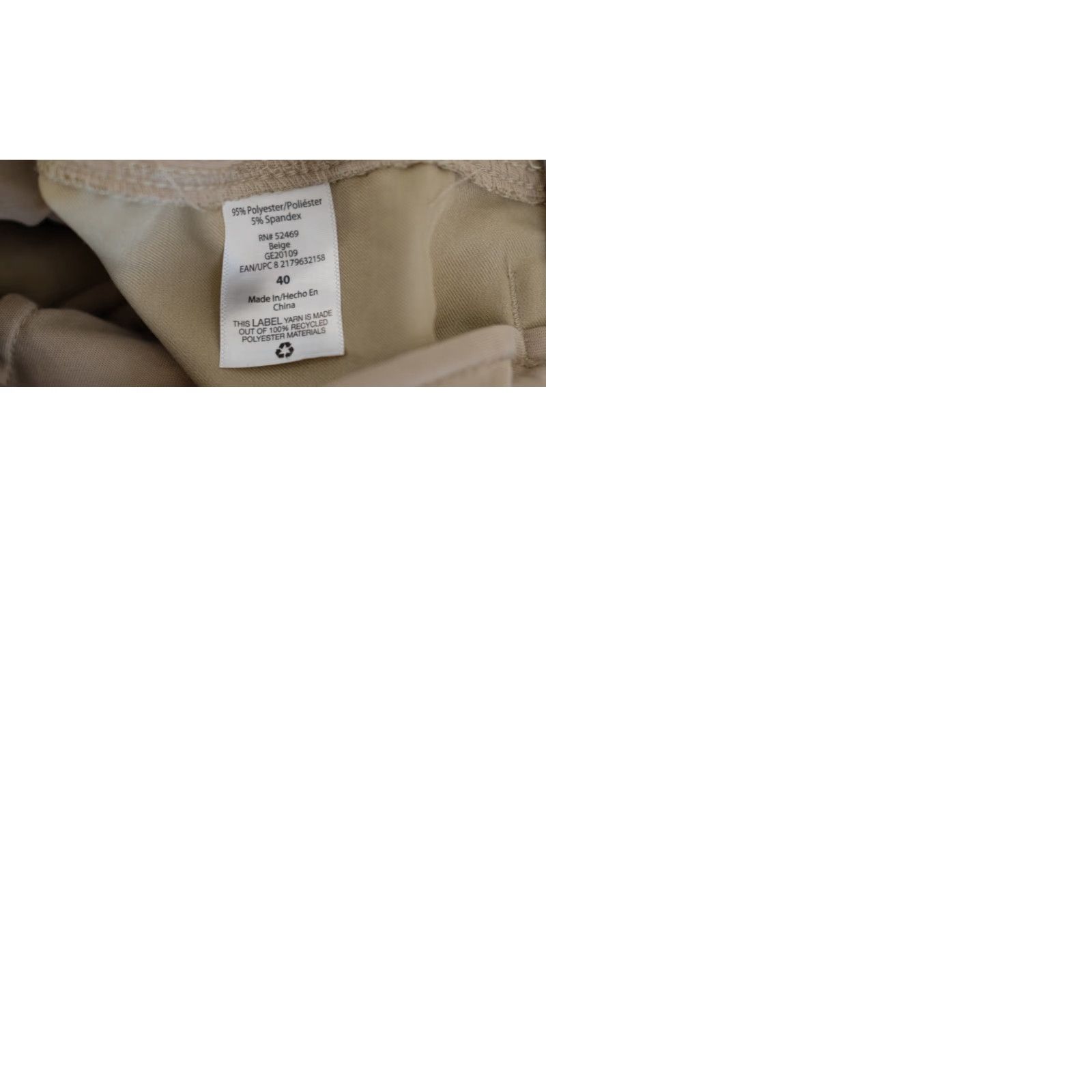 George George Cargo Shorts Beige Zip Pockets Stretch Mens 40 #HA-32 Size US 40 / EU 56 - 9 Thumbnail