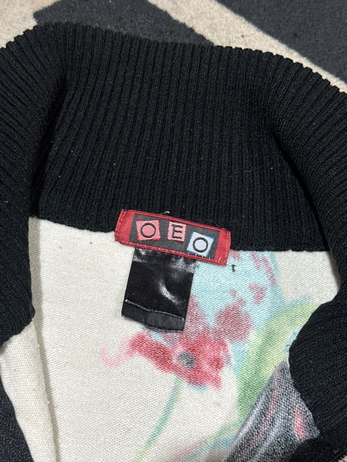 Cop Copine OEO Zip Up Knit Sweater Mesh Japanese Styled Size M / US 6-8 / IT 42-44 - 8 Thumbnail