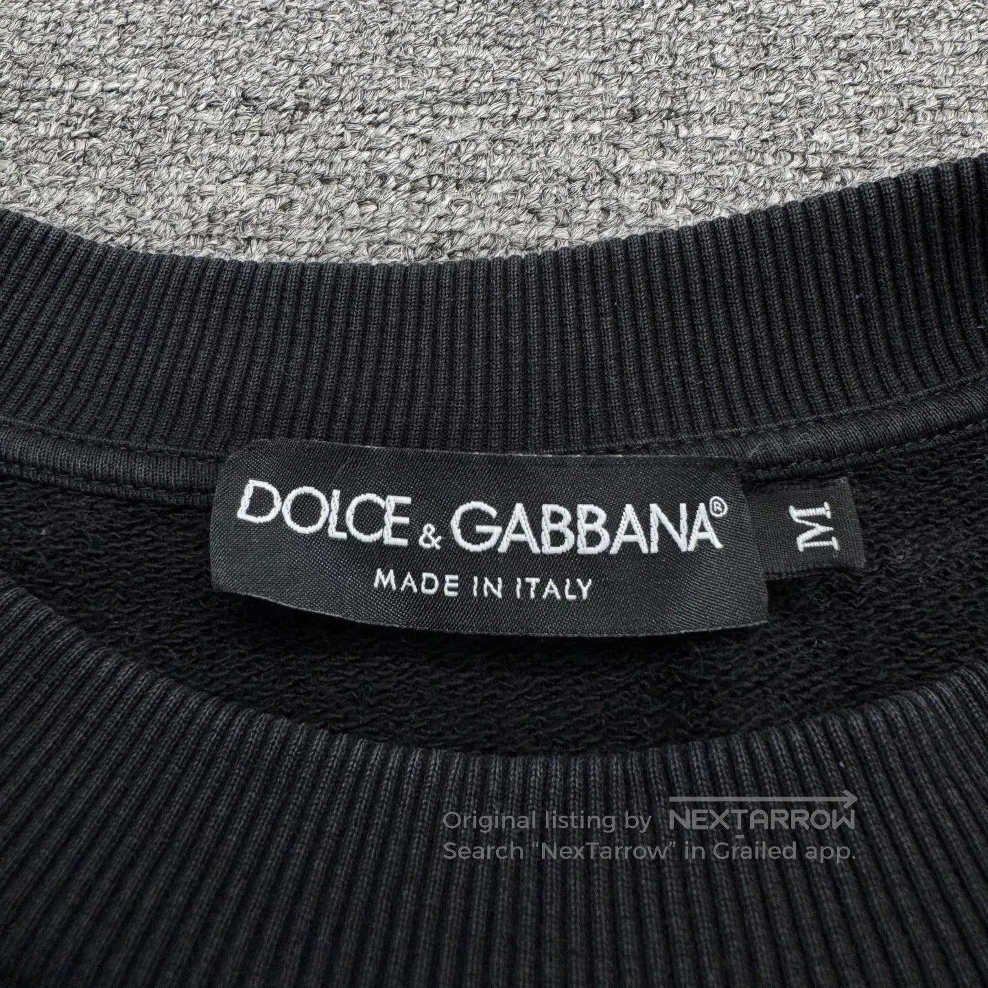 Dolce & Gabbana DG Flocked Letter Splatter Sweatshirt. Size US M / EU 48-50 / 2 - 2 Thumbnail