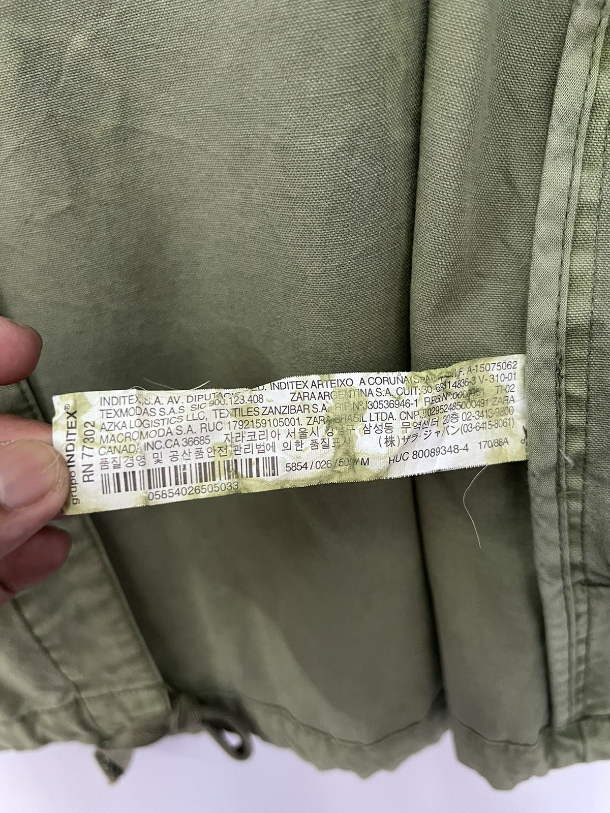 Zara 🔥M-65 🔥 Zara Basic Z1975 Denim Field Jacket - M Size US M / EU 48-50 / 2 - 11 Thumbnail