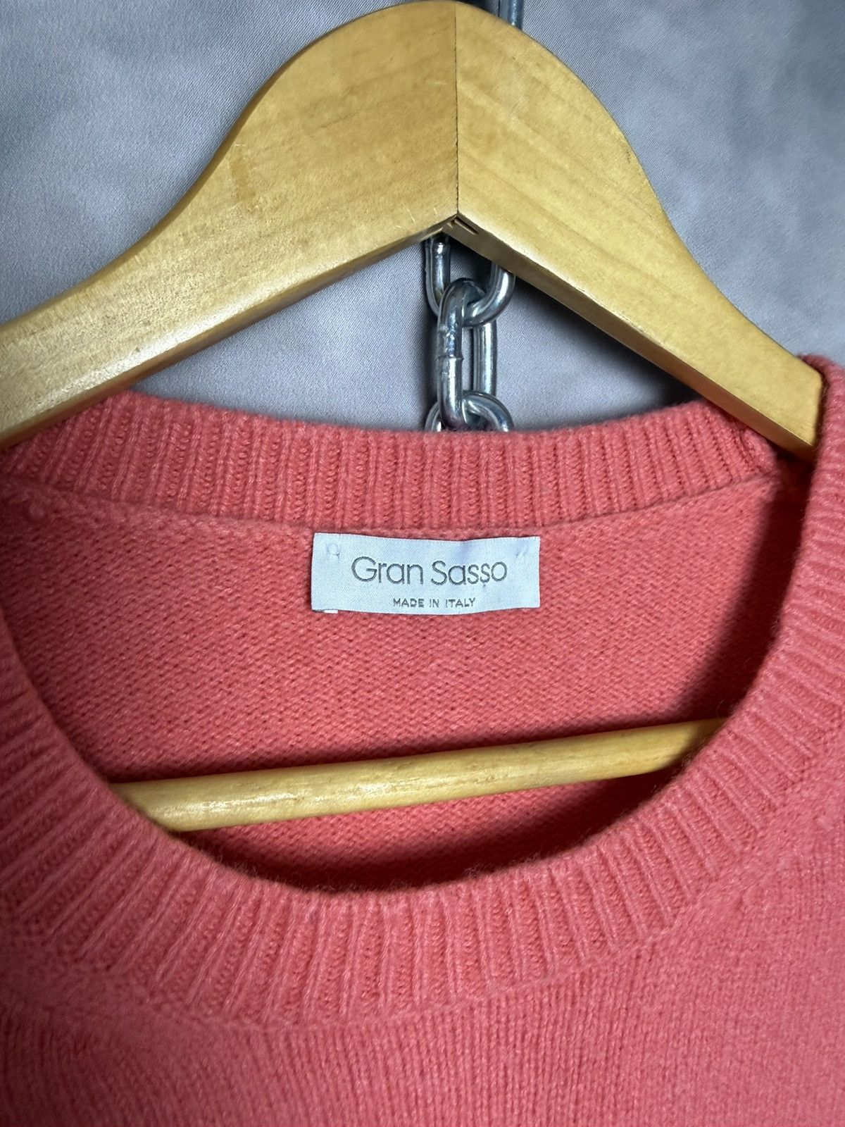 Gran Sasso Gran Sasso Sweater Knit Pink Wool Womens size 42 S Size S / US 4 / IT 40 - 9 Thumbnail