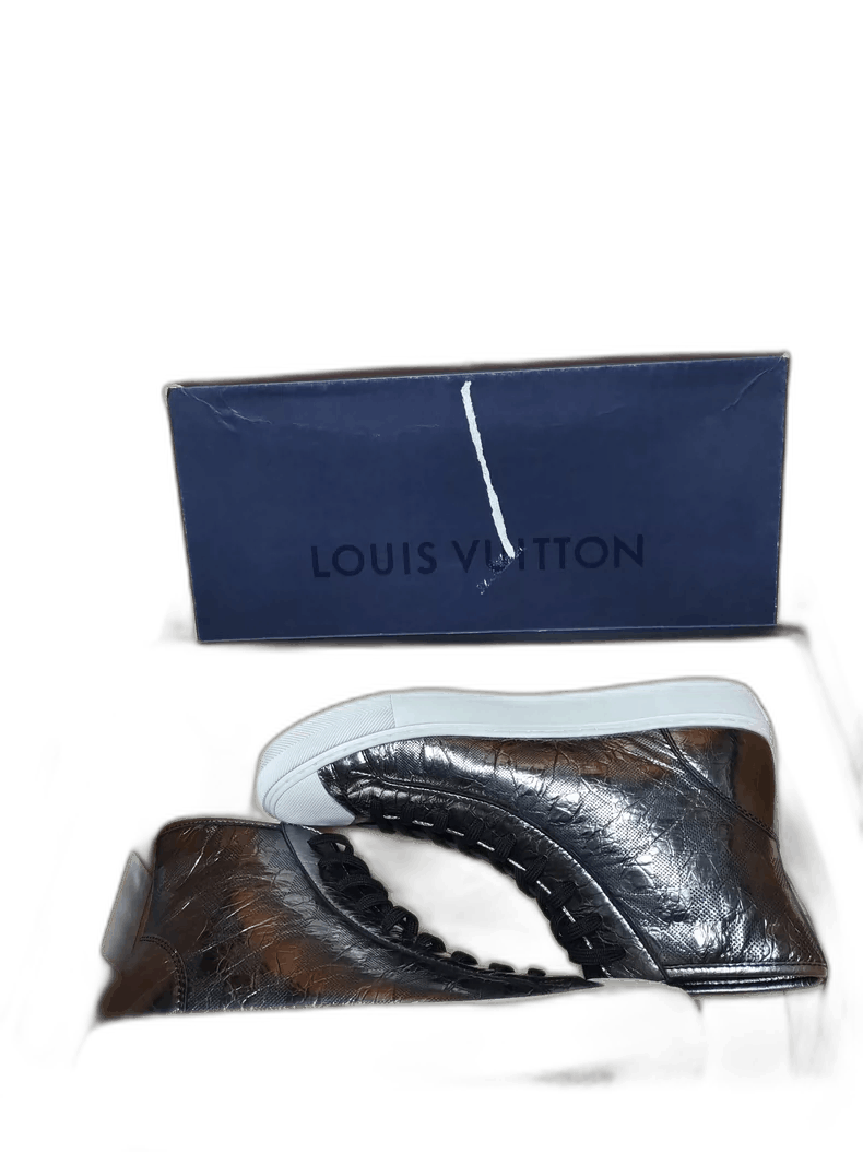 Louis Vuitton LV Metallic Lace-Up Sneakers Size 6.5 Size US 6.5 / EU 39-40 - 1 Thumbnail