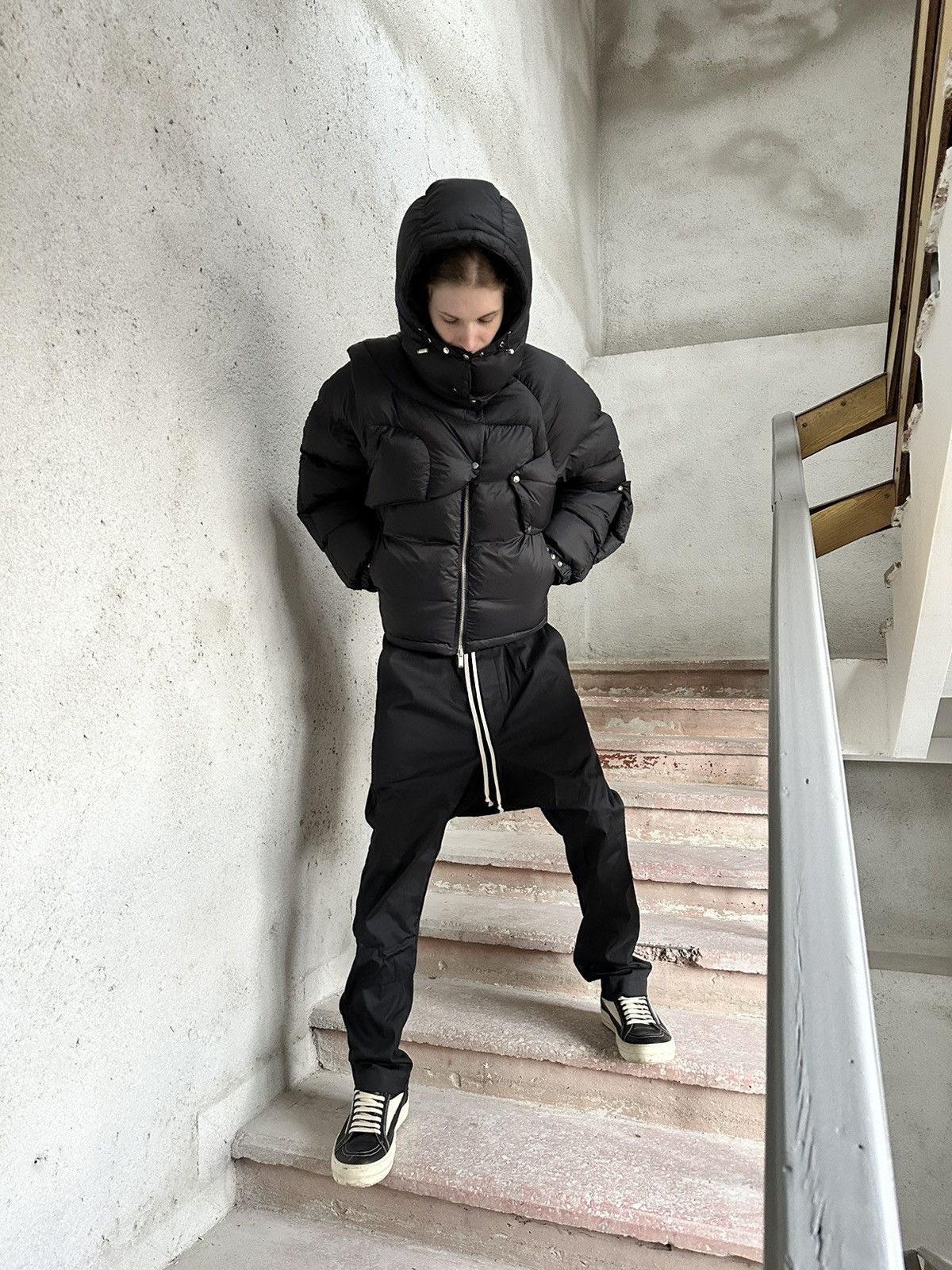 RickOwens 24FW DRAWSTRING CROPPED PANT