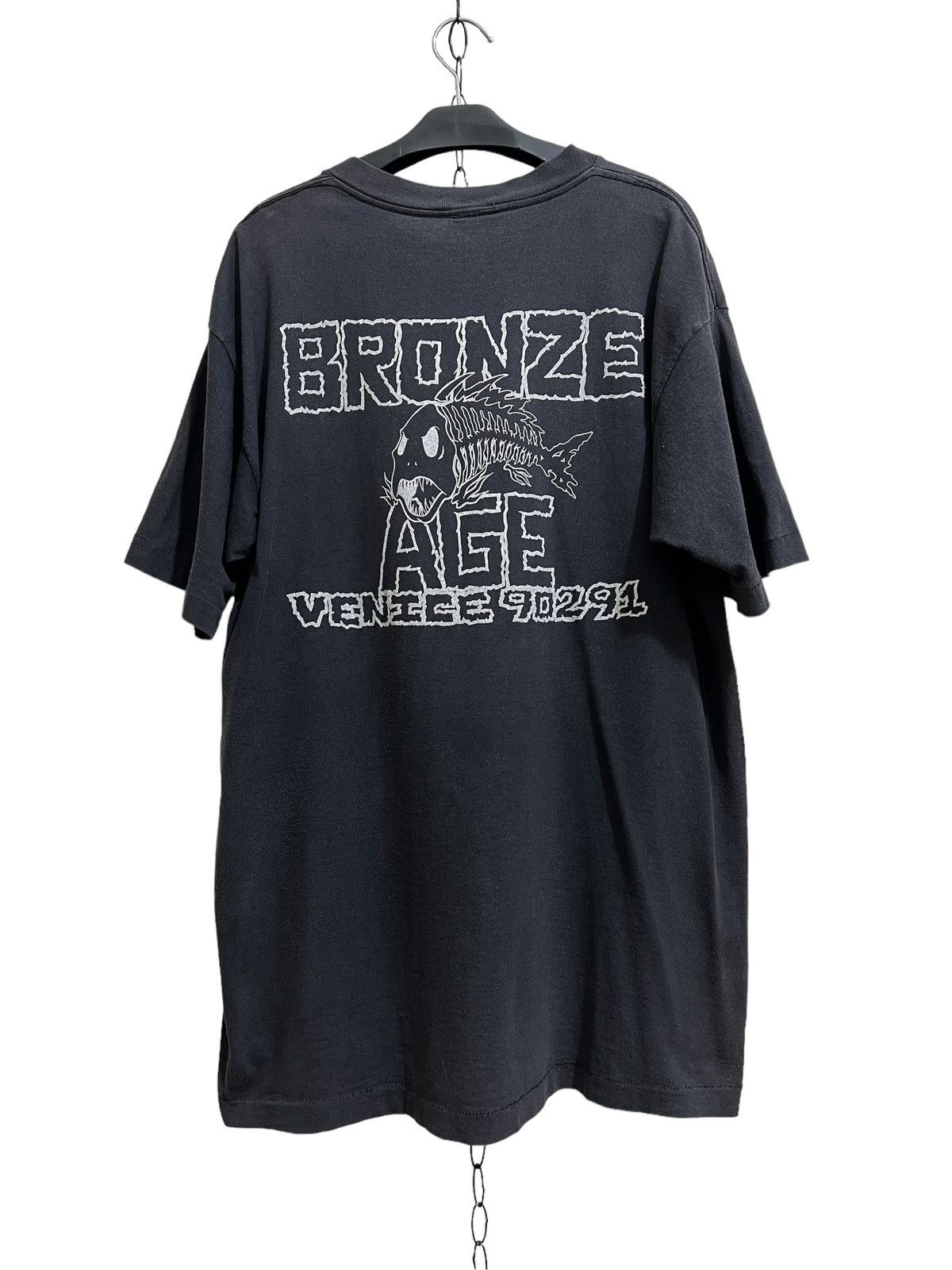 Sex Skateboards × Vintage 90s Bronze Age Venece 90291 Skateboard Tee Size US XL / EU 56 / 4 - 1 Thumbnail