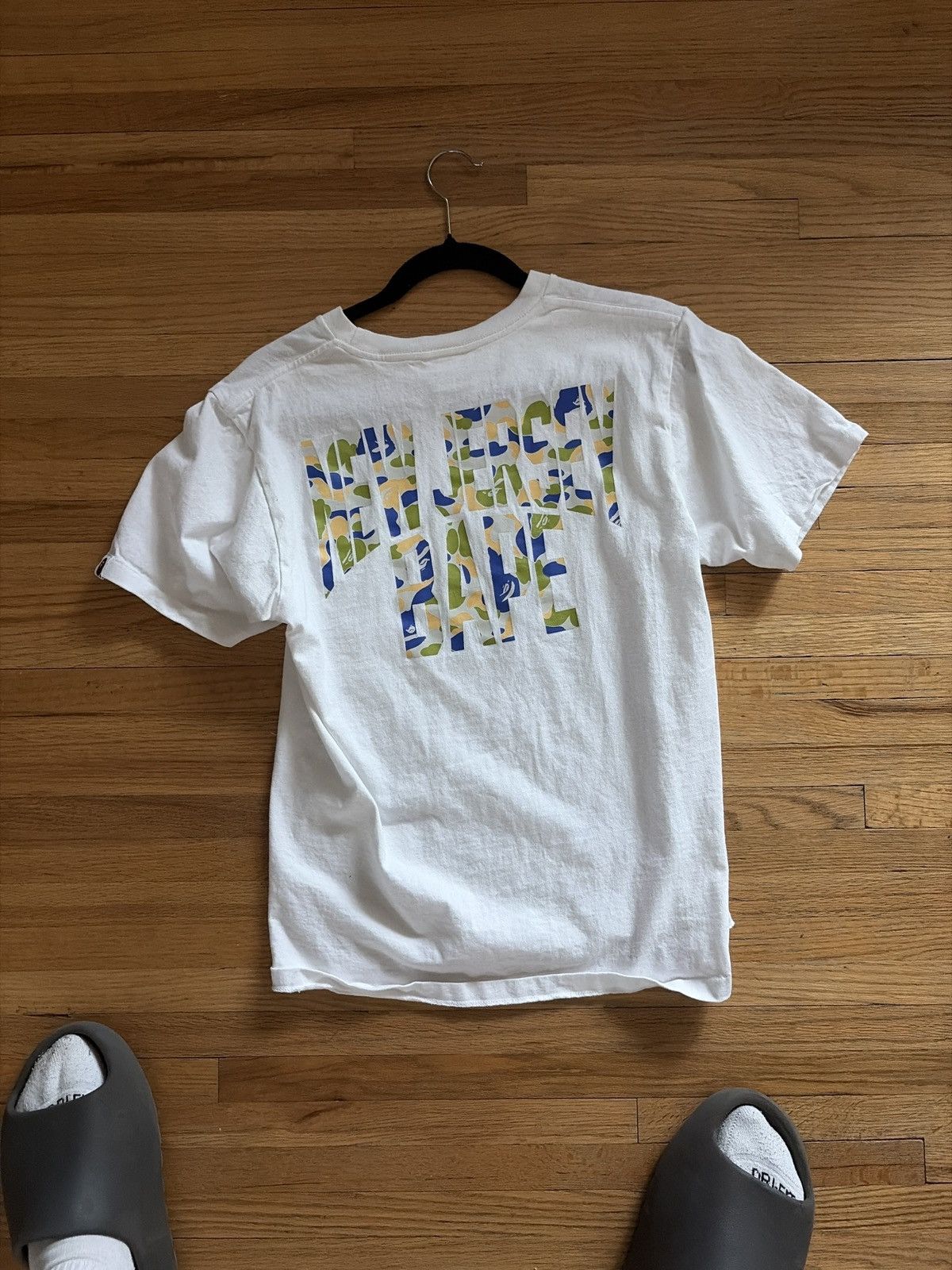 Bape EXCLUSIVE BAPE New Jersey White Tee Size US S / EU 44-46 / 1 - 1 Thumbnail