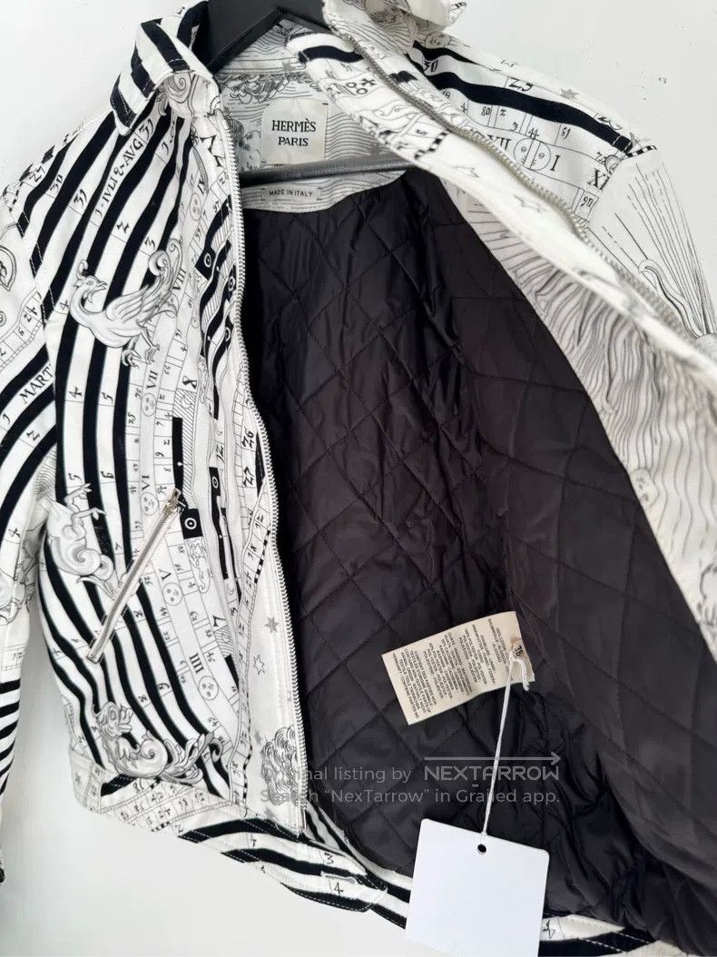 Hermes Hermes Astrology quilted cashmere jacket Size XS / US 0-2 / IT 36-38 - 6 Thumbnail