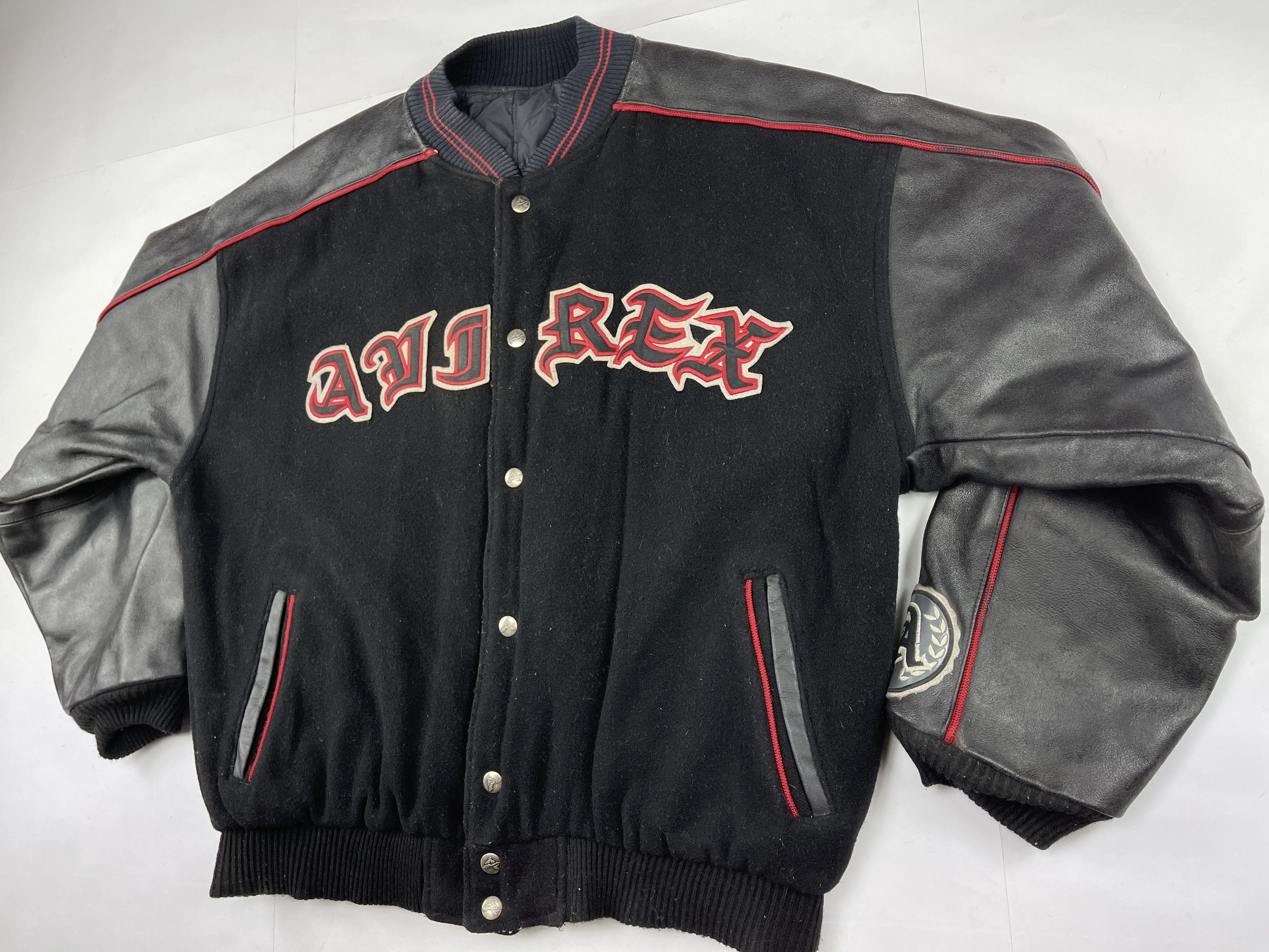 Avirex AVIREX jacket, wool vintage 90s hip hop 1990s hip hop XL Size US XL / EU 56 / 4 - 16 Thumbnail