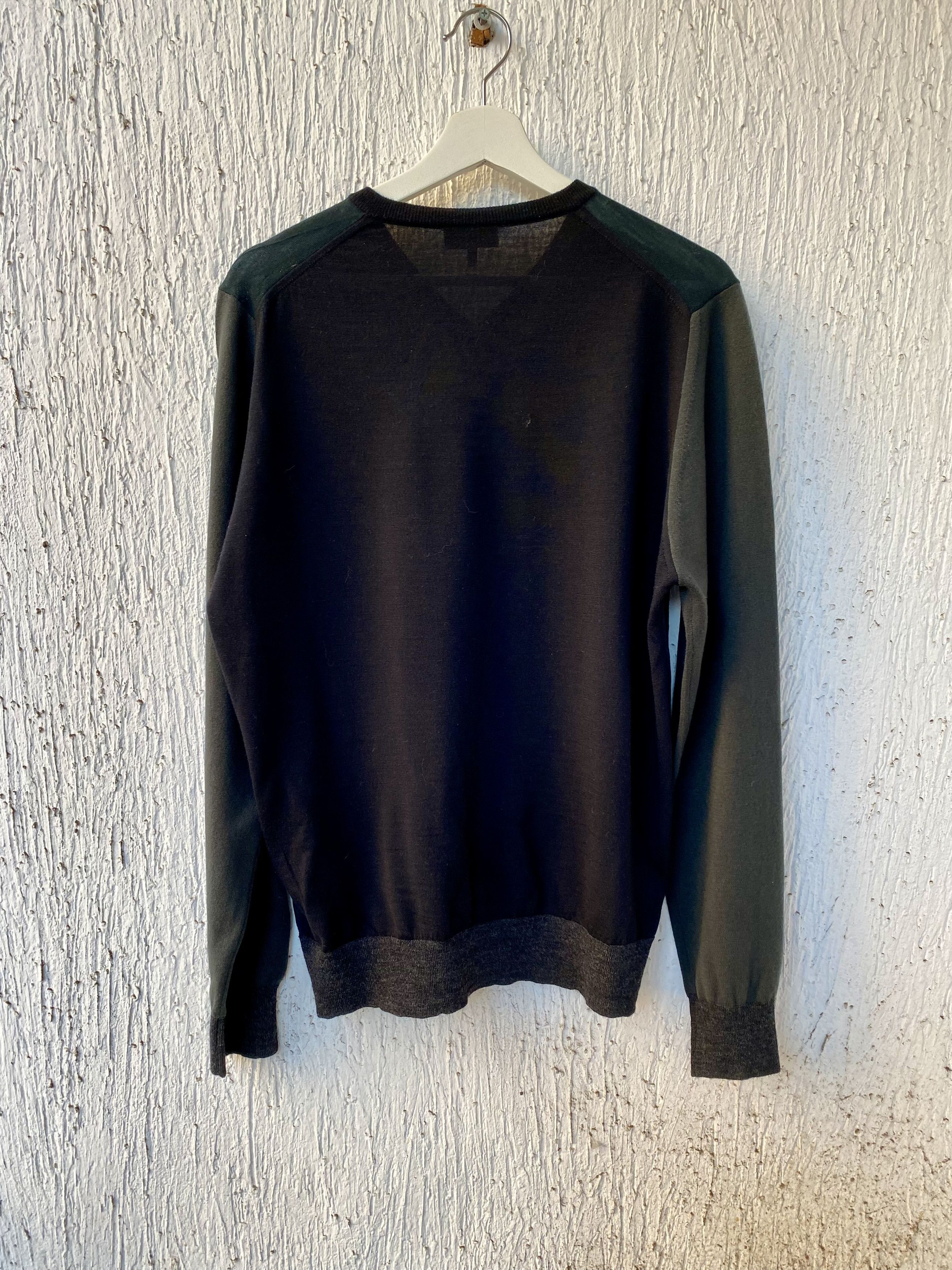 Lanvin colorblock wool sweater Size US XL / EU 56 / 4 - 3 Thumbnail