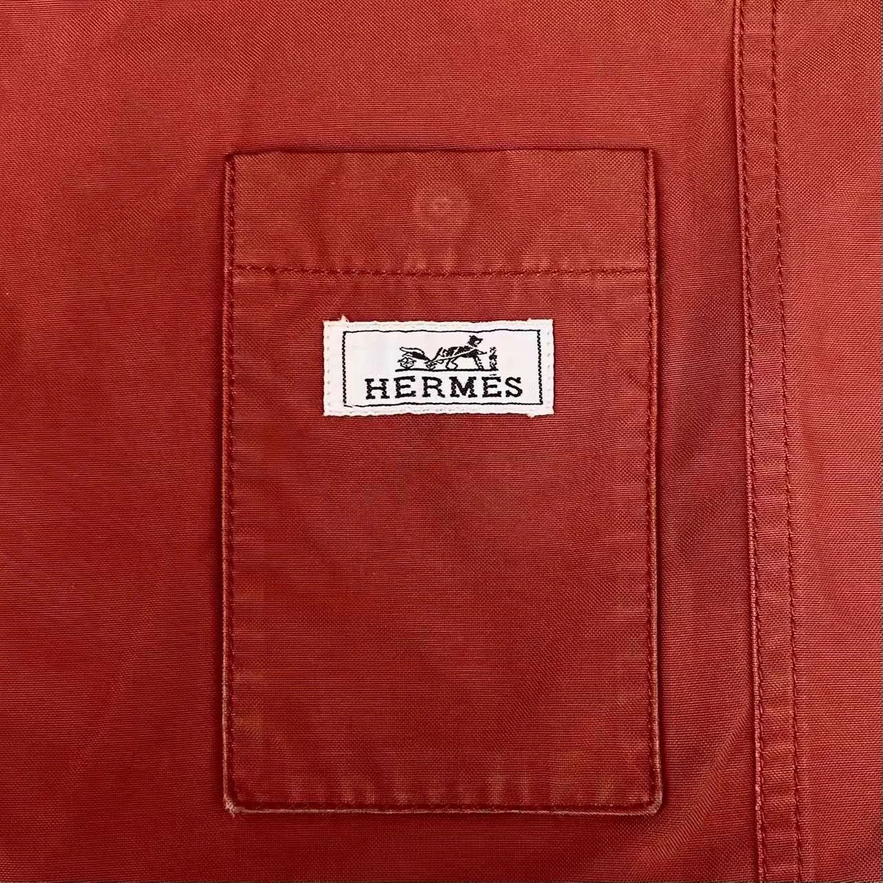 Hermes Hermes rust tech workwear decon unisex vest 52 Size US L / EU 52-54 / 3 - 4 Thumbnail