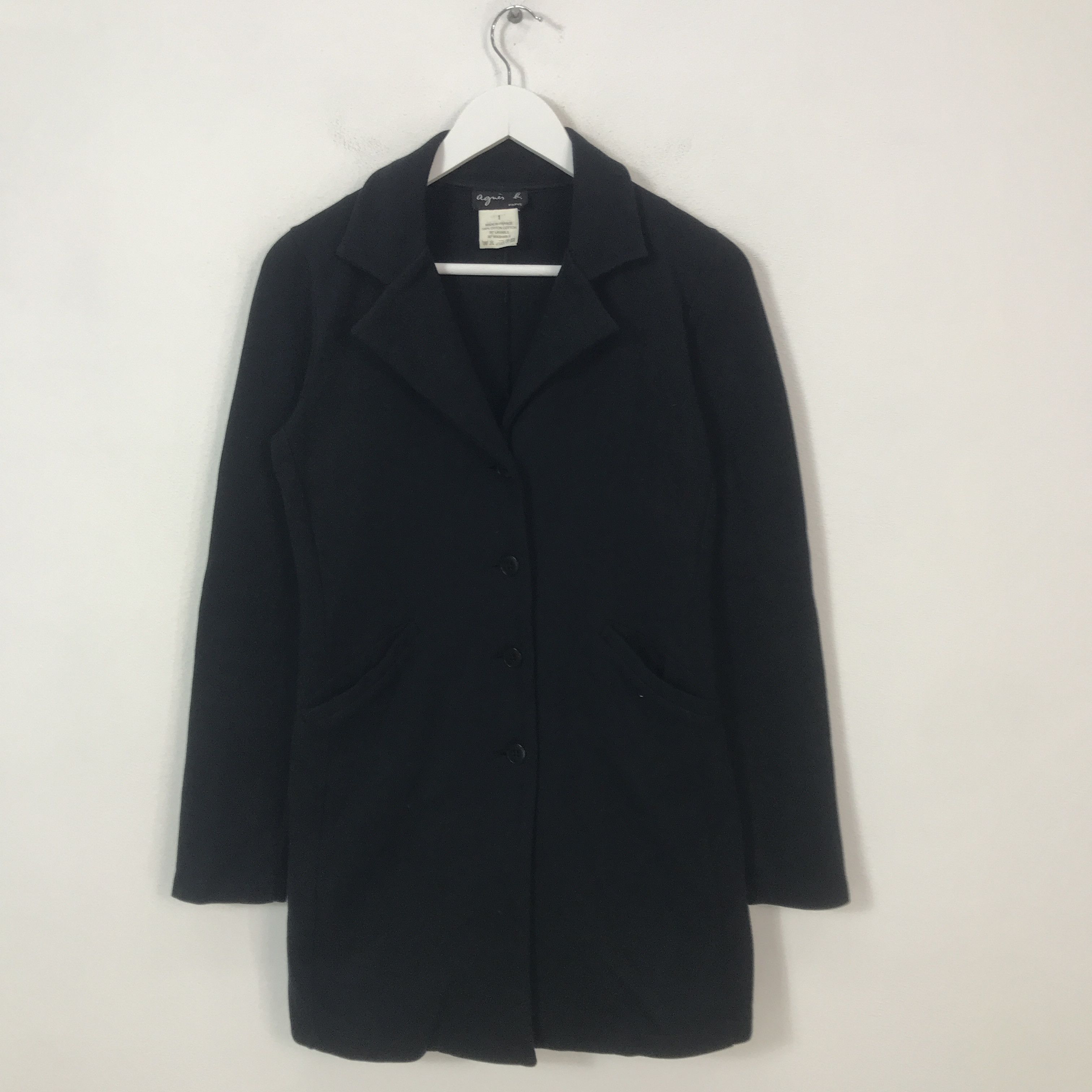 agnes b. agnes B button long coat jacket K70B6 Size S / US 4 / IT 40 - 1 Thumbnail