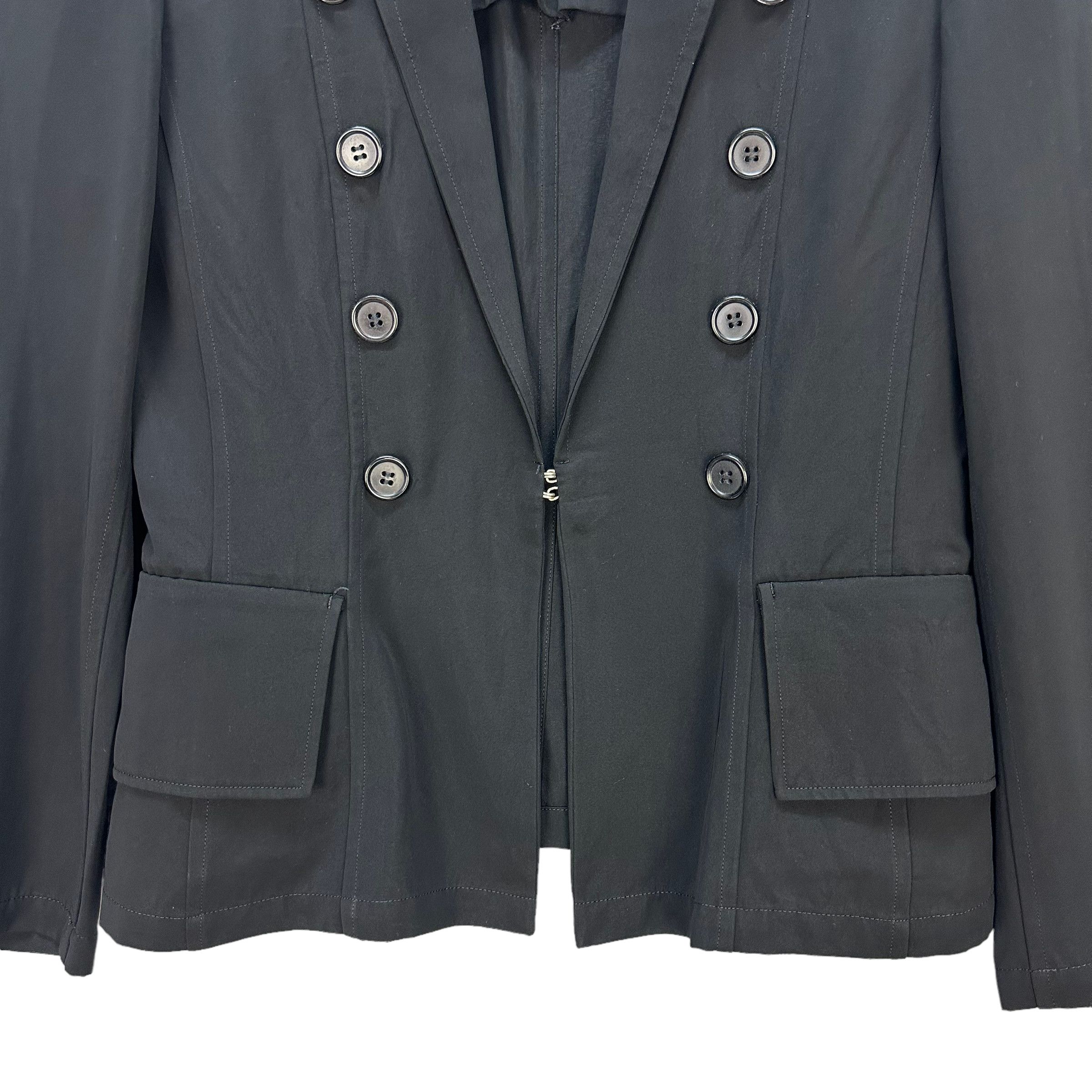 Yohji Yamamoto Y's DOUBLE BREASTED SINGLE HOOK JACKET #7719-166 Size M / US 6-8 / IT 42-44 - 3 Thumbnail
