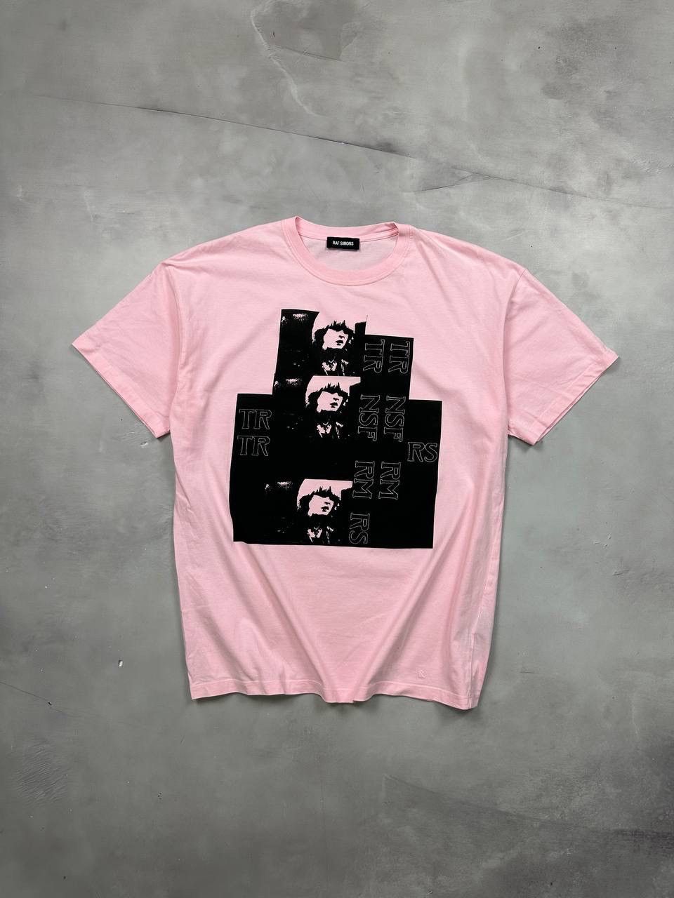 Raf Simons Ss19 Raf Simons Transfers Tee(Pink/Boxy M) Size US M / EU 48-50 / 2 - 1 Thumbnail