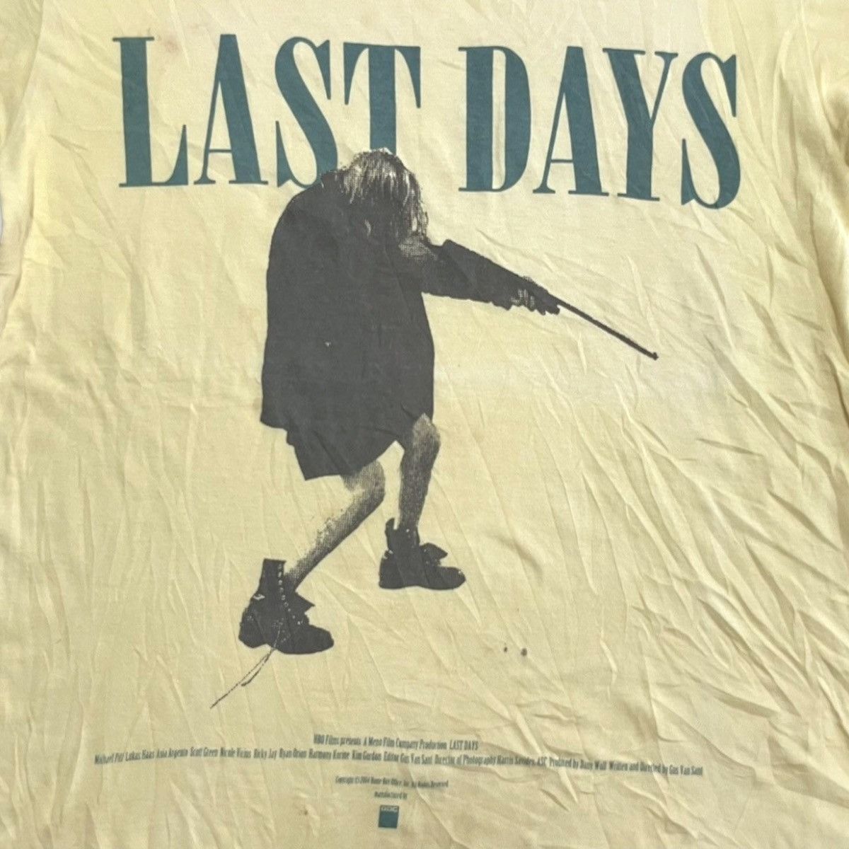 Narcotic GDC Nacotic GDC X 2004 “LAST DAYS” Kurt Cobain Movies Promo Tee Size US S / EU 44-46 / 1 - 3 Thumbnail