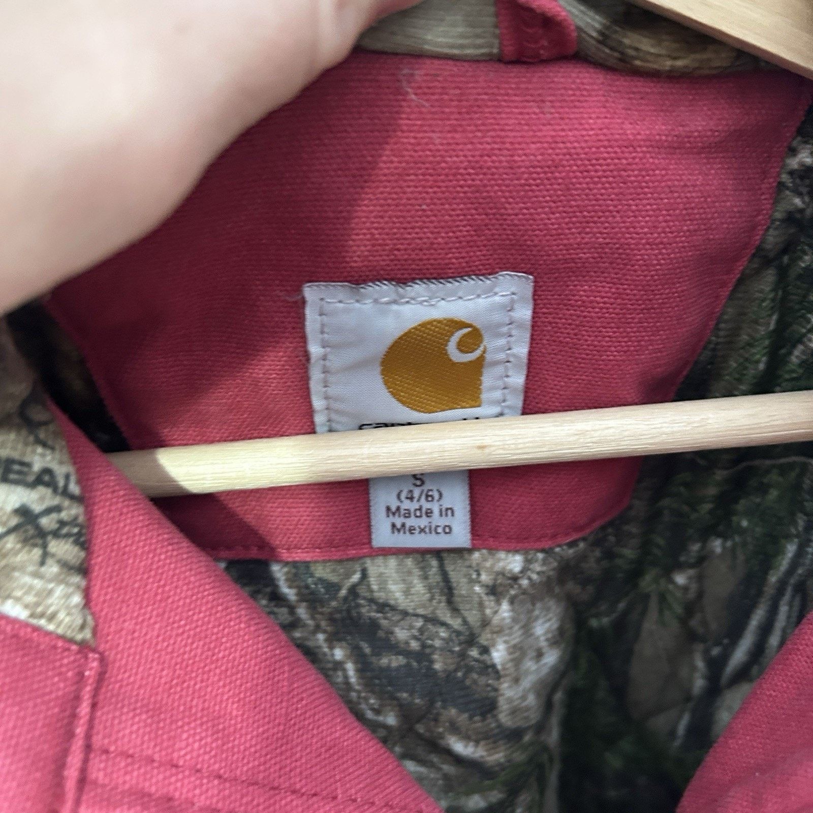 Carhartt Carhartt Quilted Camo-Lined Hooded Active Jacket “Crabapple” Size S / US 4 / IT 40 - 12 Thumbnail