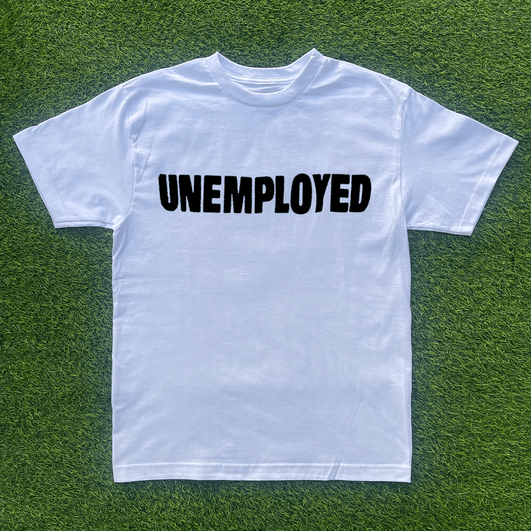 Vintage UNEMPLOYED TSHIRT Size US S / EU 44-46 / 1 - 1 Preview