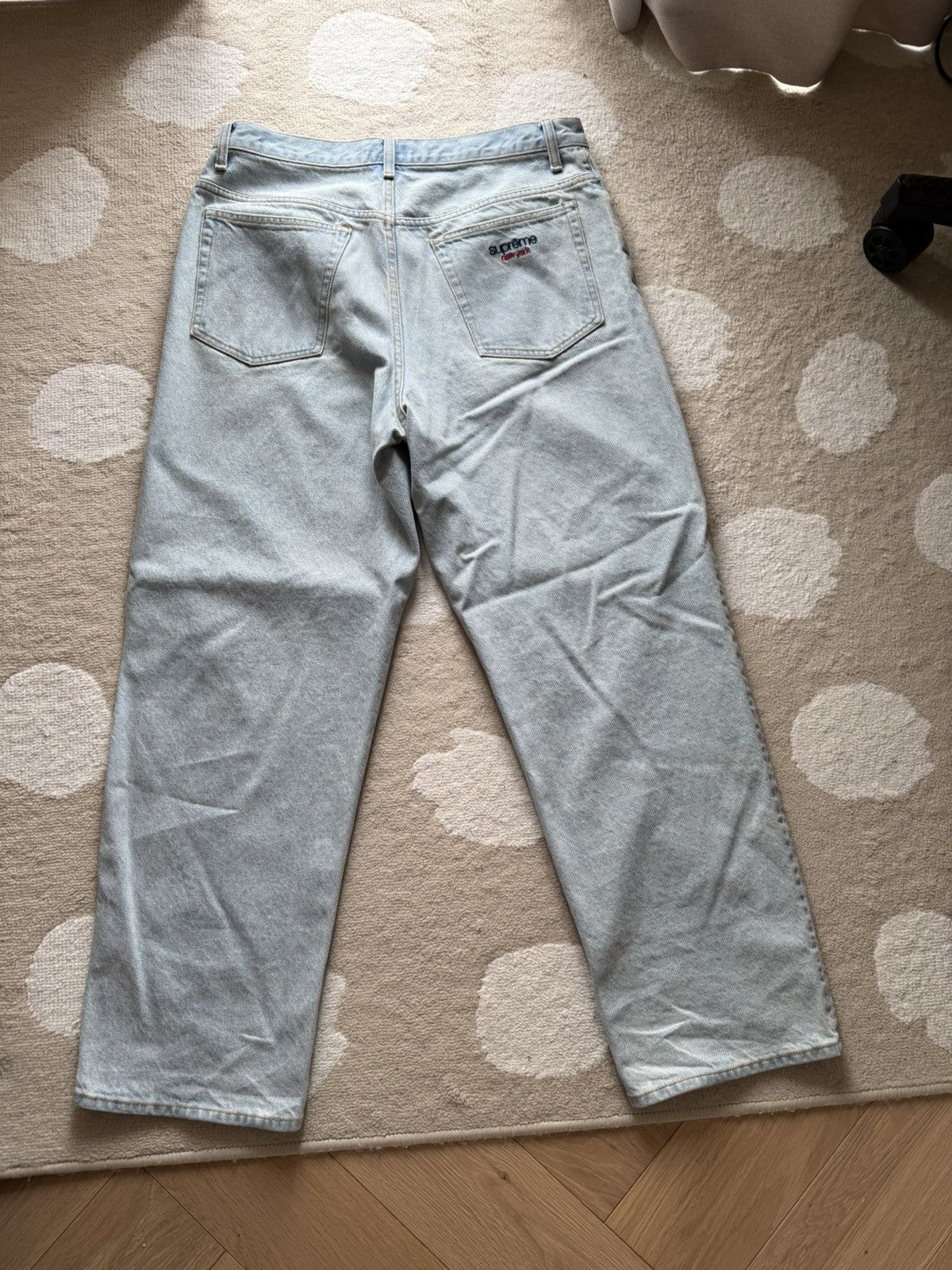 Supreme Supreme Baggy Denim Jeans – Light Wash Size US 30 / EU 46 - 2 Thumbnail